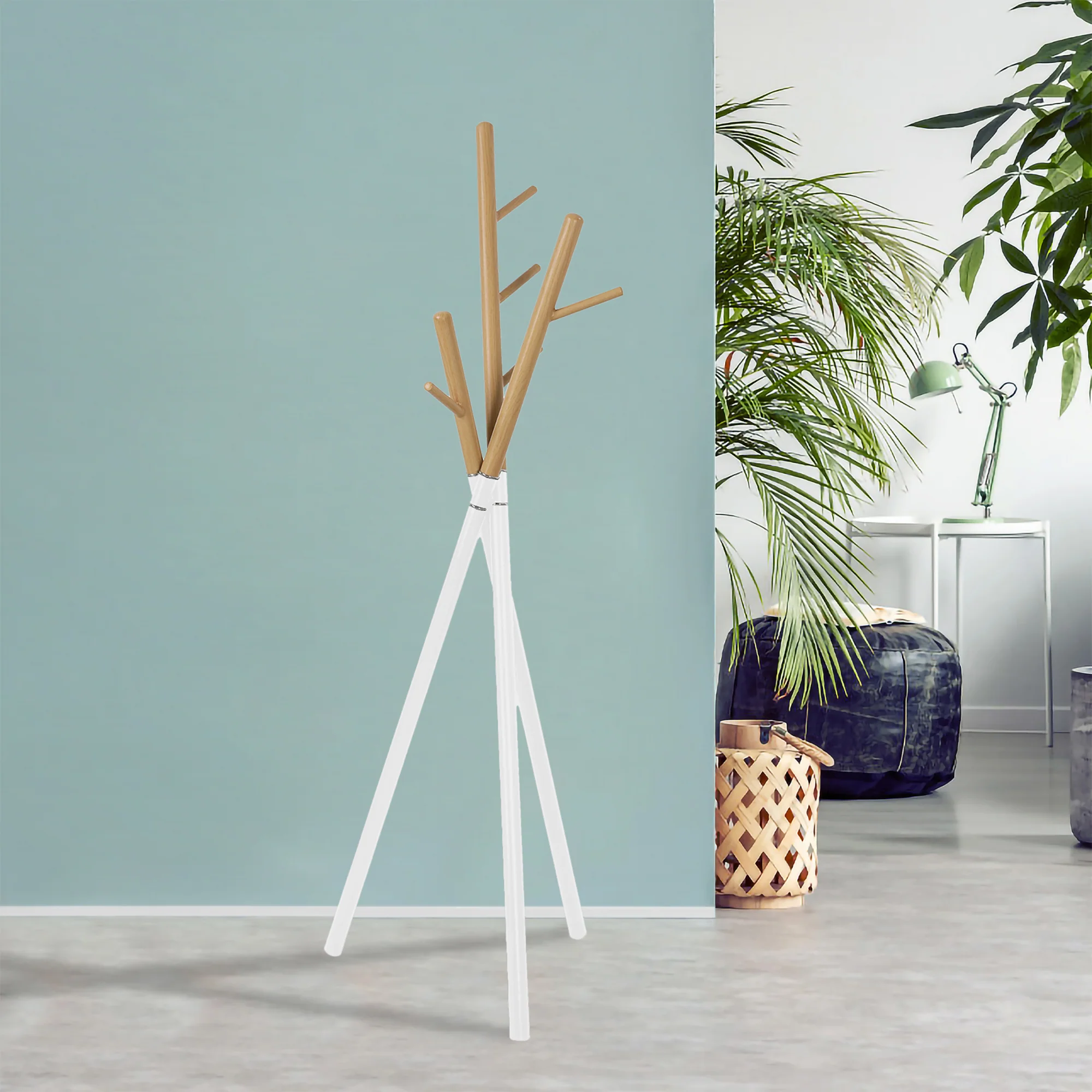 Garderobenständer Laerdal 172x49x49 cm Stahl [en.casa] - Image 3