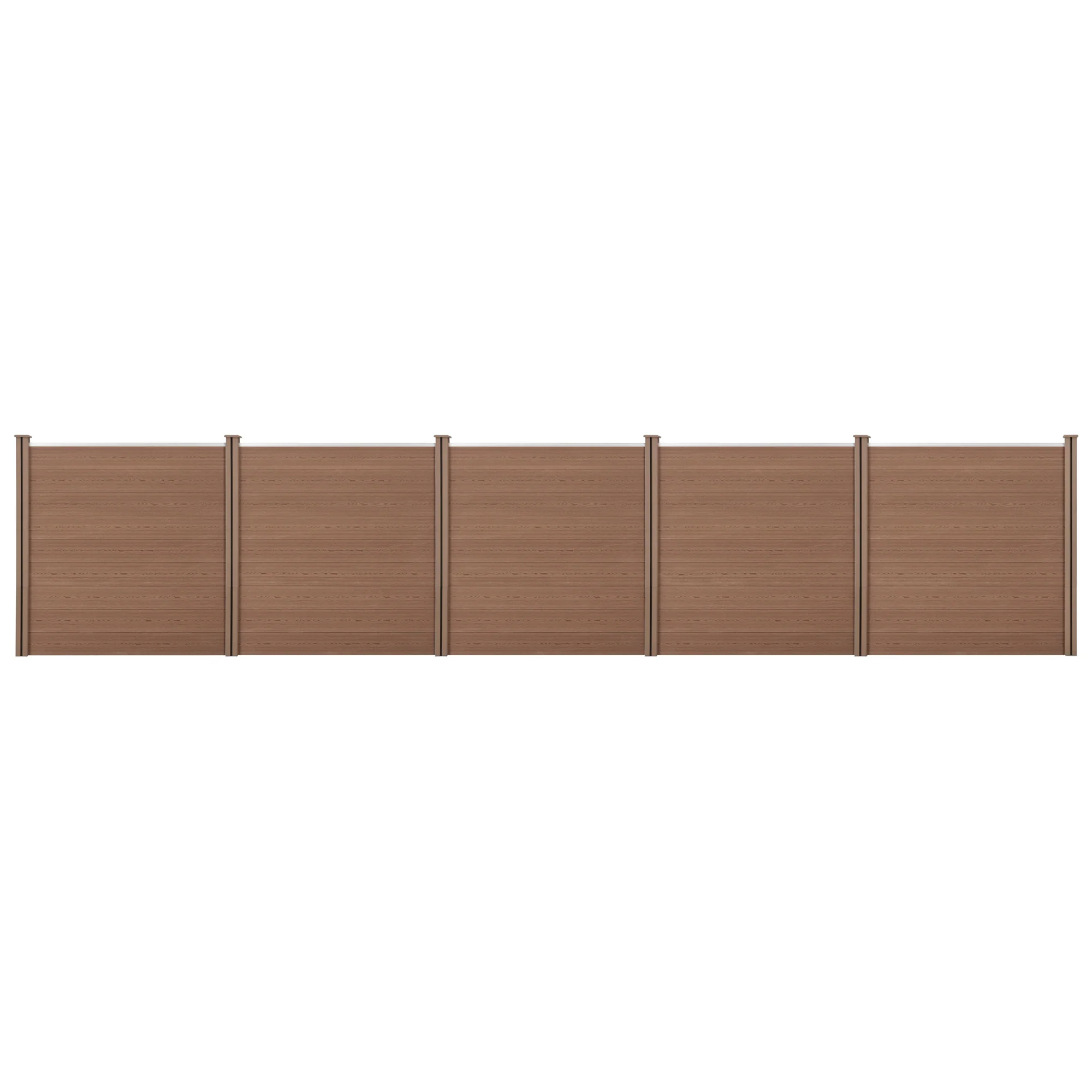 Gartenzaun Getafe WPC mit Pfosten versch. Farben neu.holz - Image 6