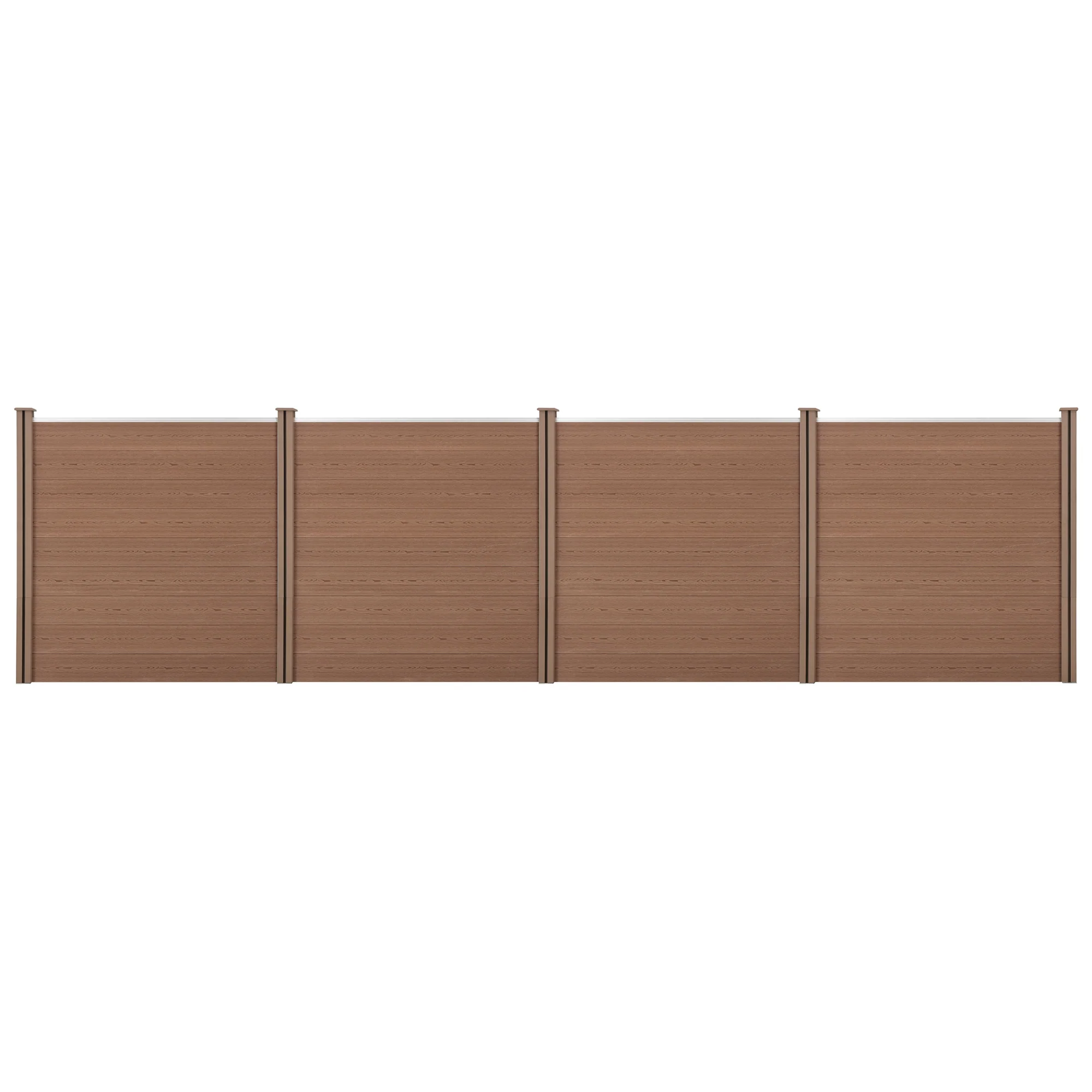 Gartenzaun Getafe WPC mit Pfosten versch. Farben neu.holz - Image 7