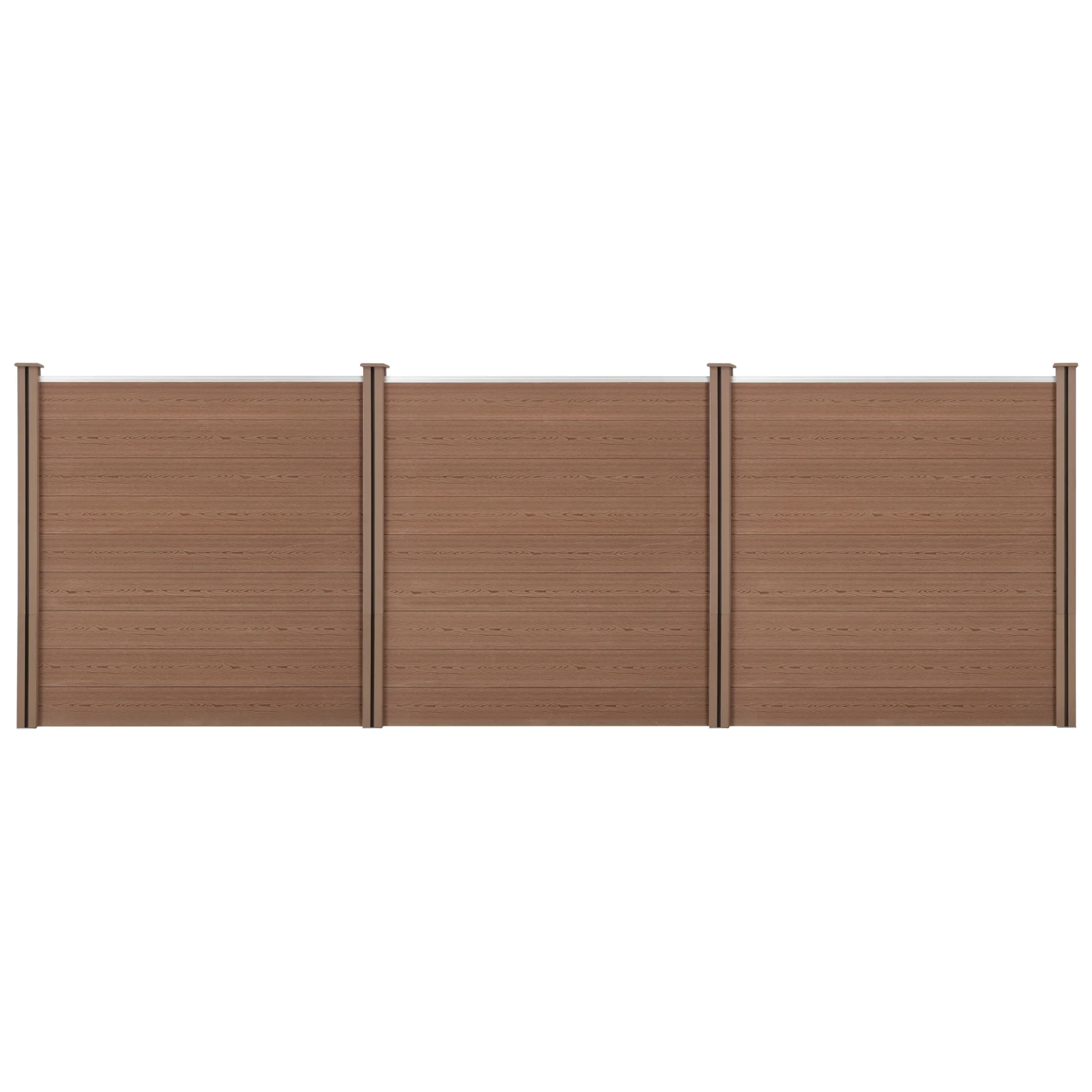 Gartenzaun Getafe WPC mit Pfosten versch. Farben neu.holz - Image 8