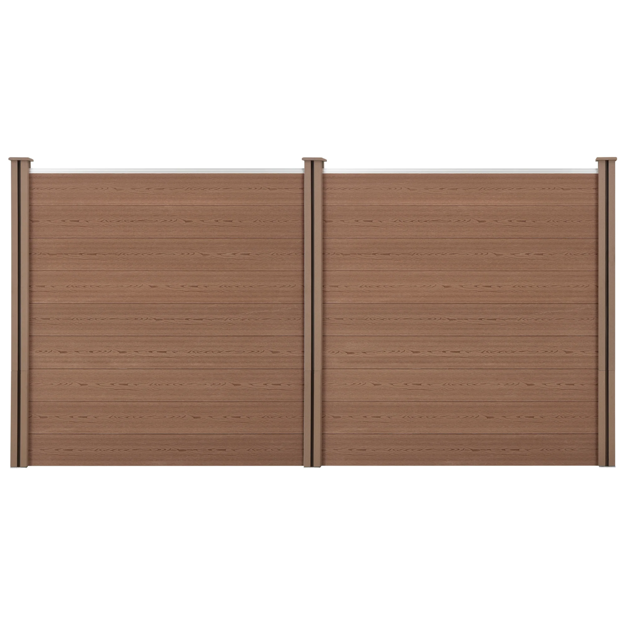 Gartenzaun Getafe WPC mit Pfosten versch. Farben neu.holz - Image 9