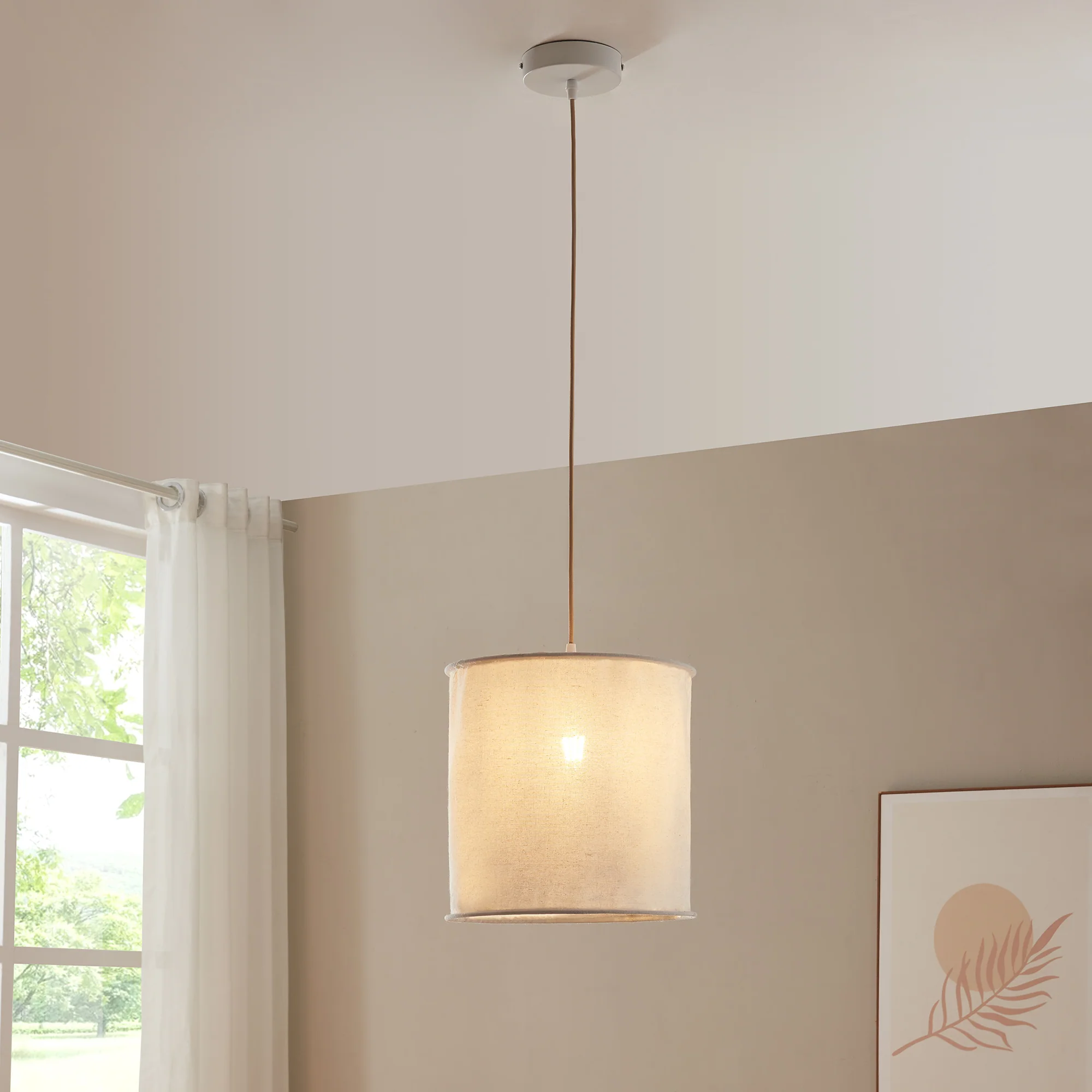 Hängeleuchte Buckley Weiß [lux.pro]