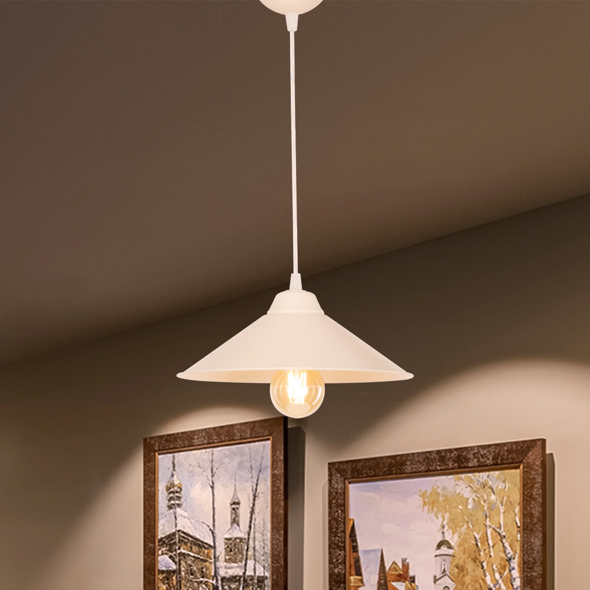 Hängeleuchte Hereford E27 in versch. Farben [lux.pro] - Image 2