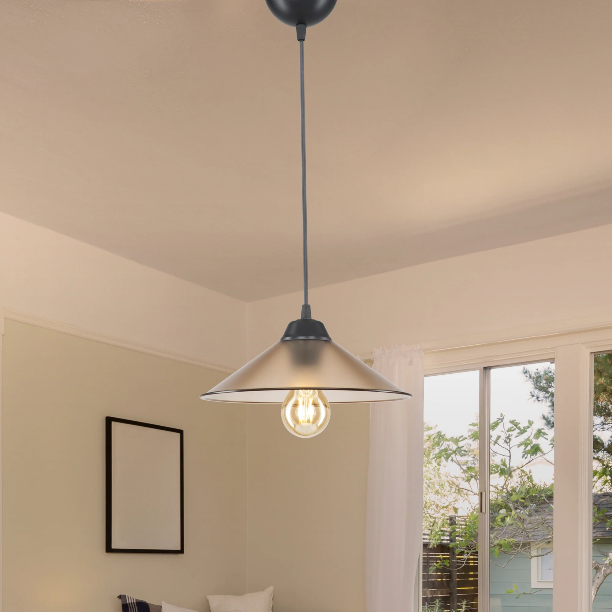 Hängeleuchte Hereford E27 in versch. Farben [lux.pro] - Image 5