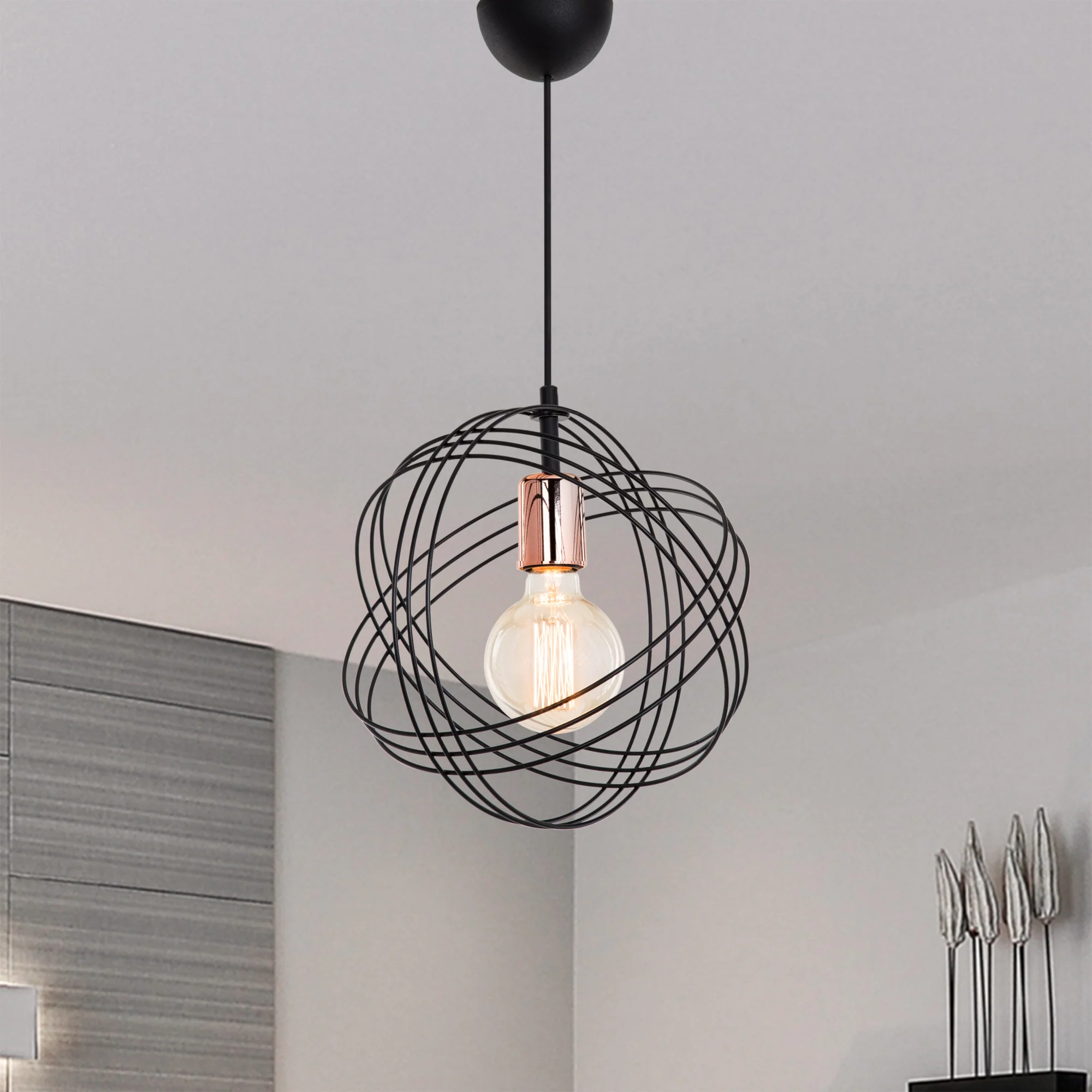 Hängeleuchte Hove E27 Metall in versch. Farben [lux.pro] - Image 2