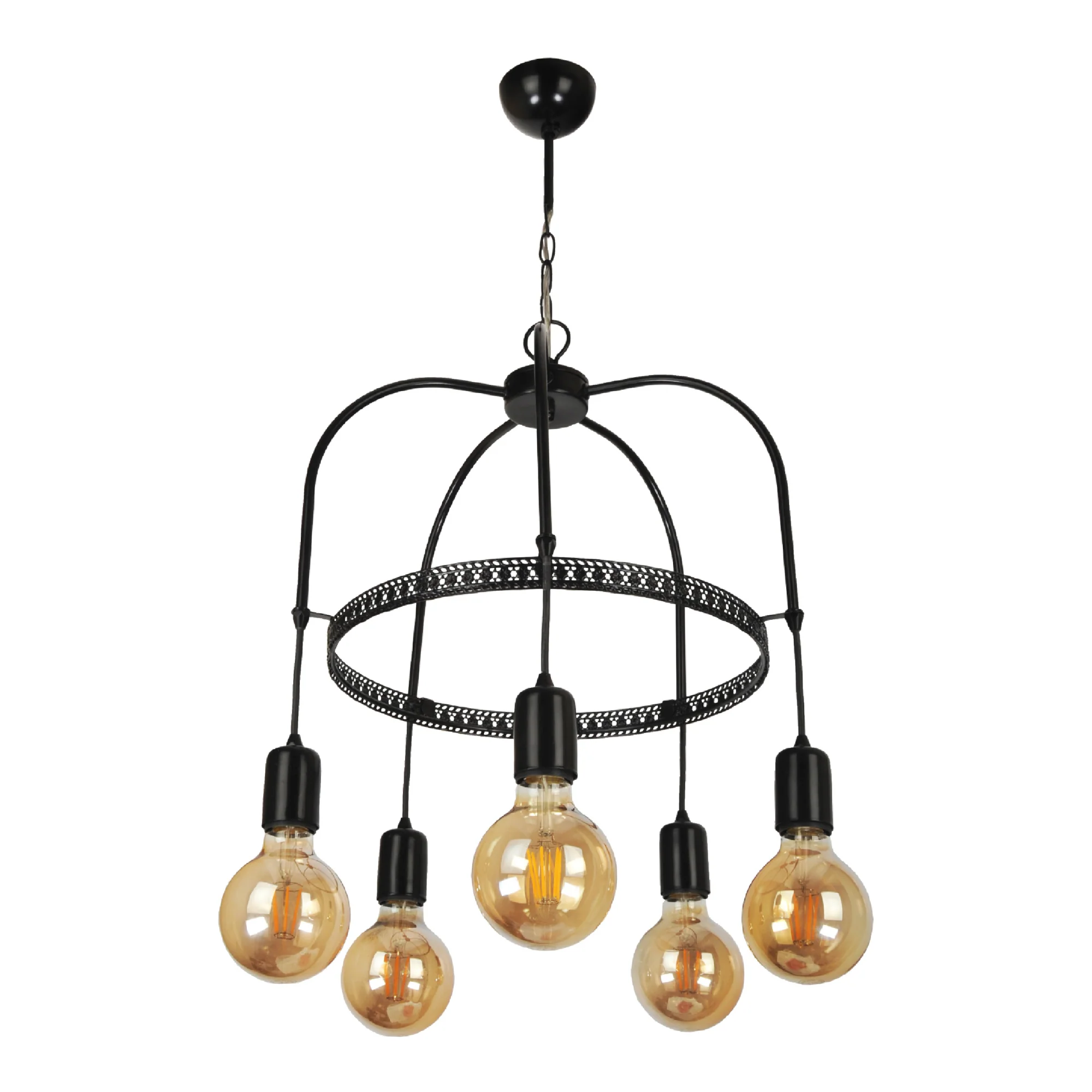 Hängeleuchte Llandudno E27 Metall in versch. Farben und Größen [lux.pro] - Image 2
