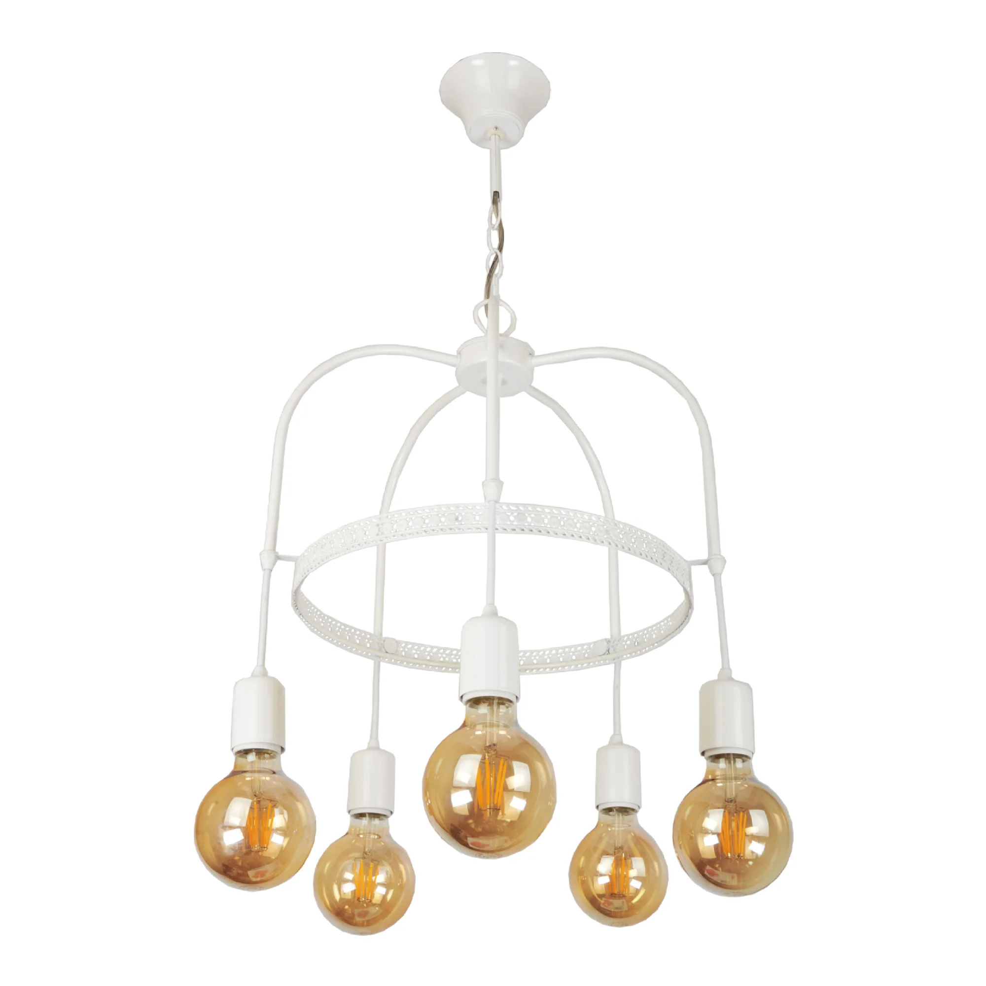 Hängeleuchte Llandudno E27 Metall in versch. Farben und Größen [lux.pro] - Image 4