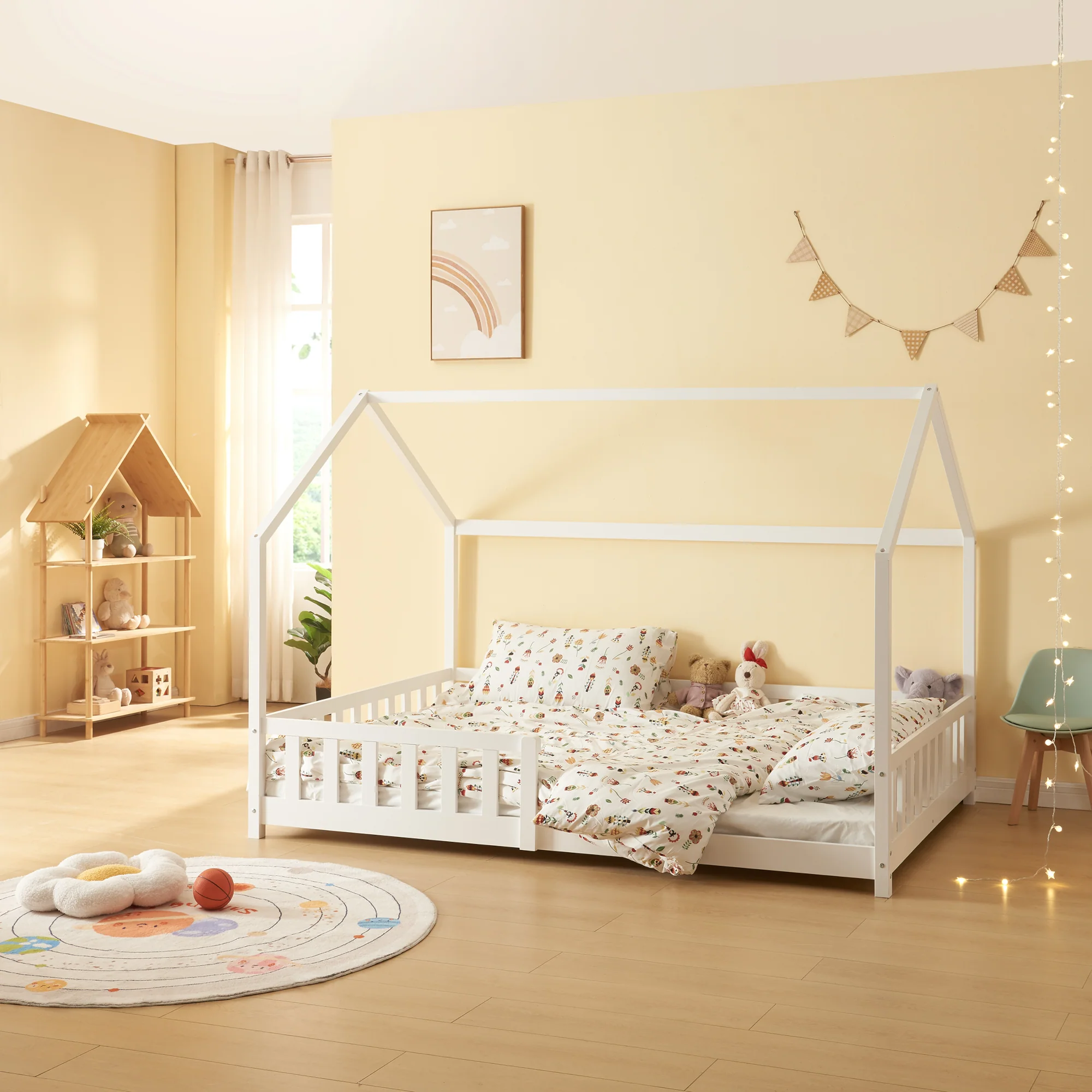Hausbett Hesel mit Rausfallschutz [en.casa] - Image 5