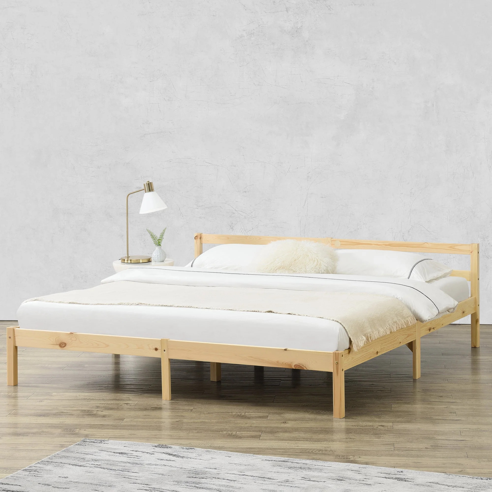 Holzbett Nakkila versch. Farben und Größen en.casa - Image 33