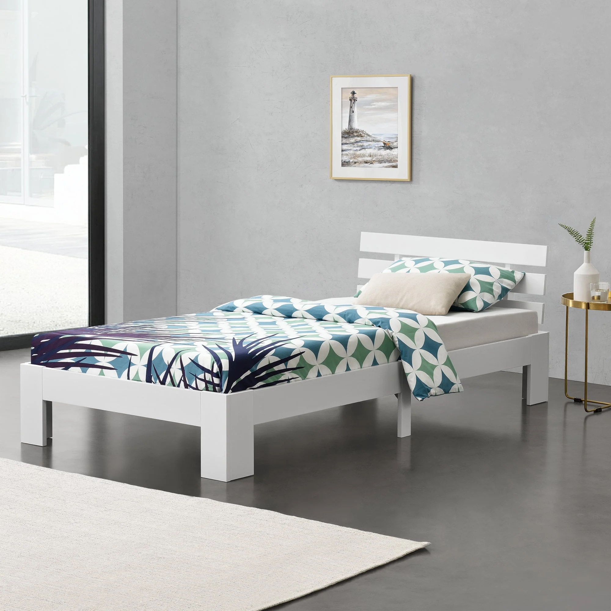 Holzbett Nivala mit Kopfteil versch. Farben und Größen en.casa - Image 30