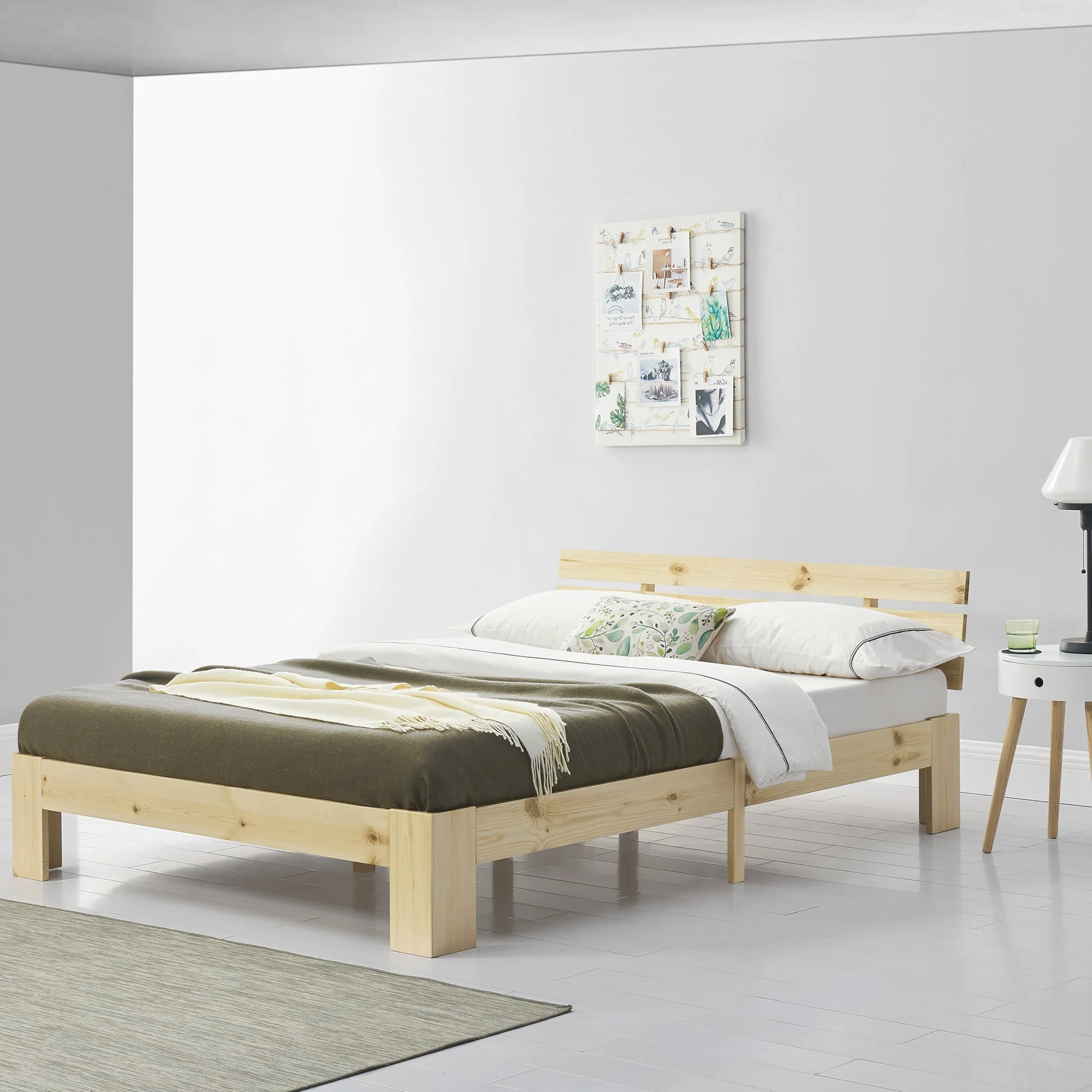 Holzbett Nivala mit Kopfteil versch. Farben und Größen en.casa - Image 33