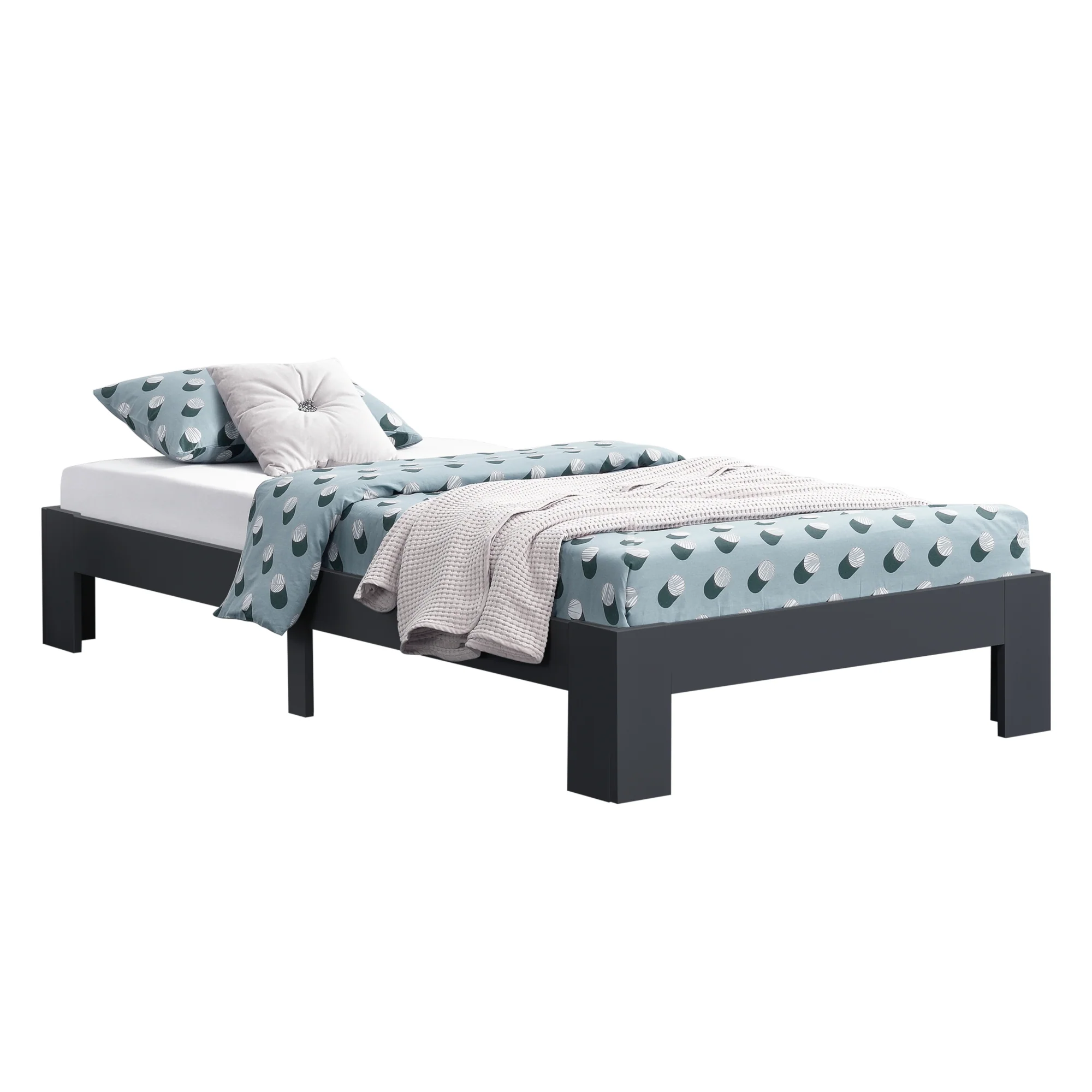 Holzbett Raisio Jugendbett versch. Farben und Größe en.casa - Image 10