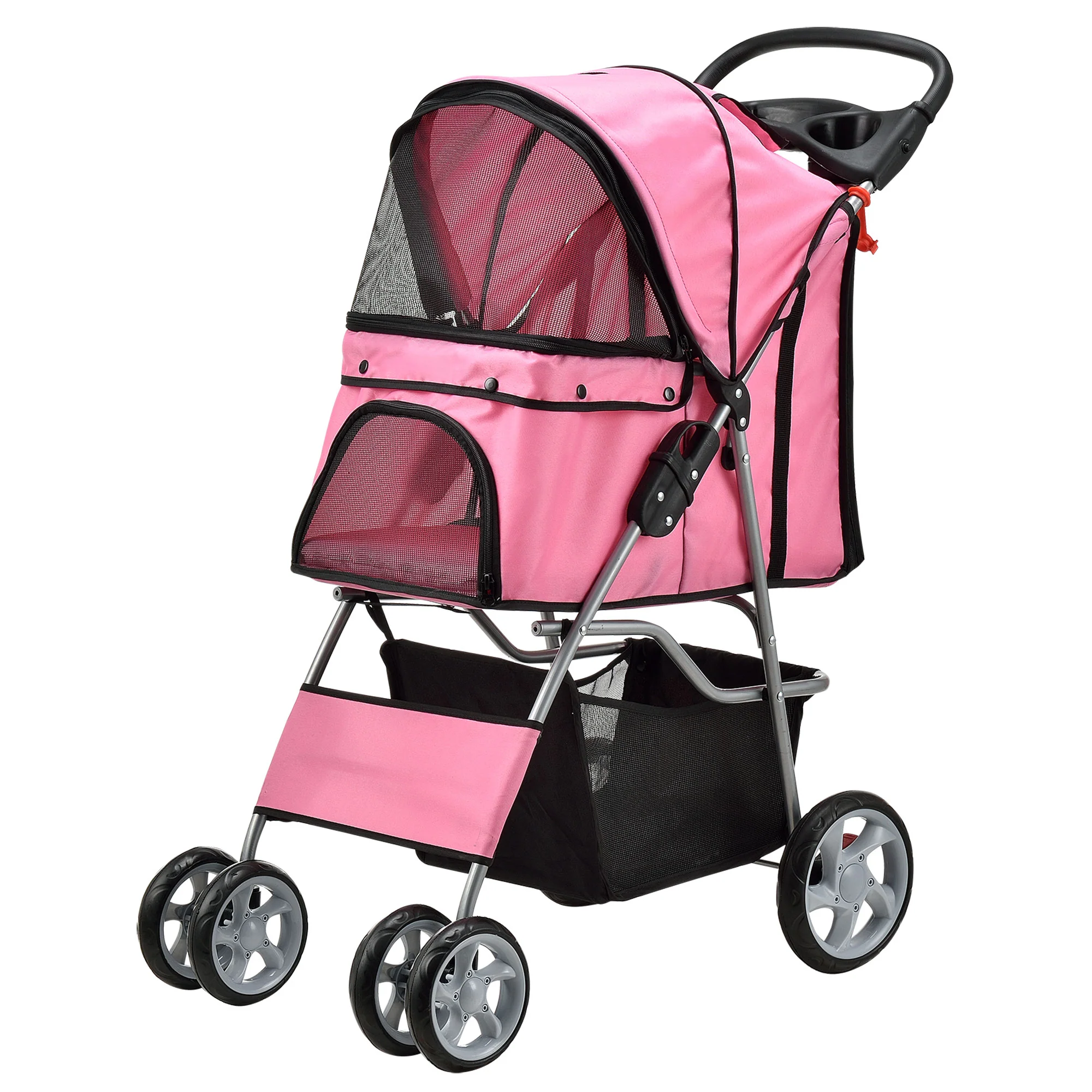 Hundewagen Niceville mit Regenschutz und Tasche in versch. Farben pro.tec - Image 4