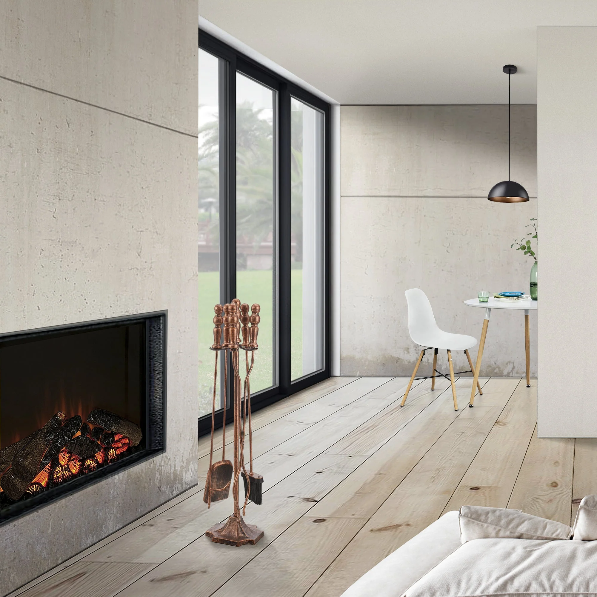 Kaminbesteck Dovre 5-teilige Kamingarnitur versch. Farben [en.casa] - Image 4
