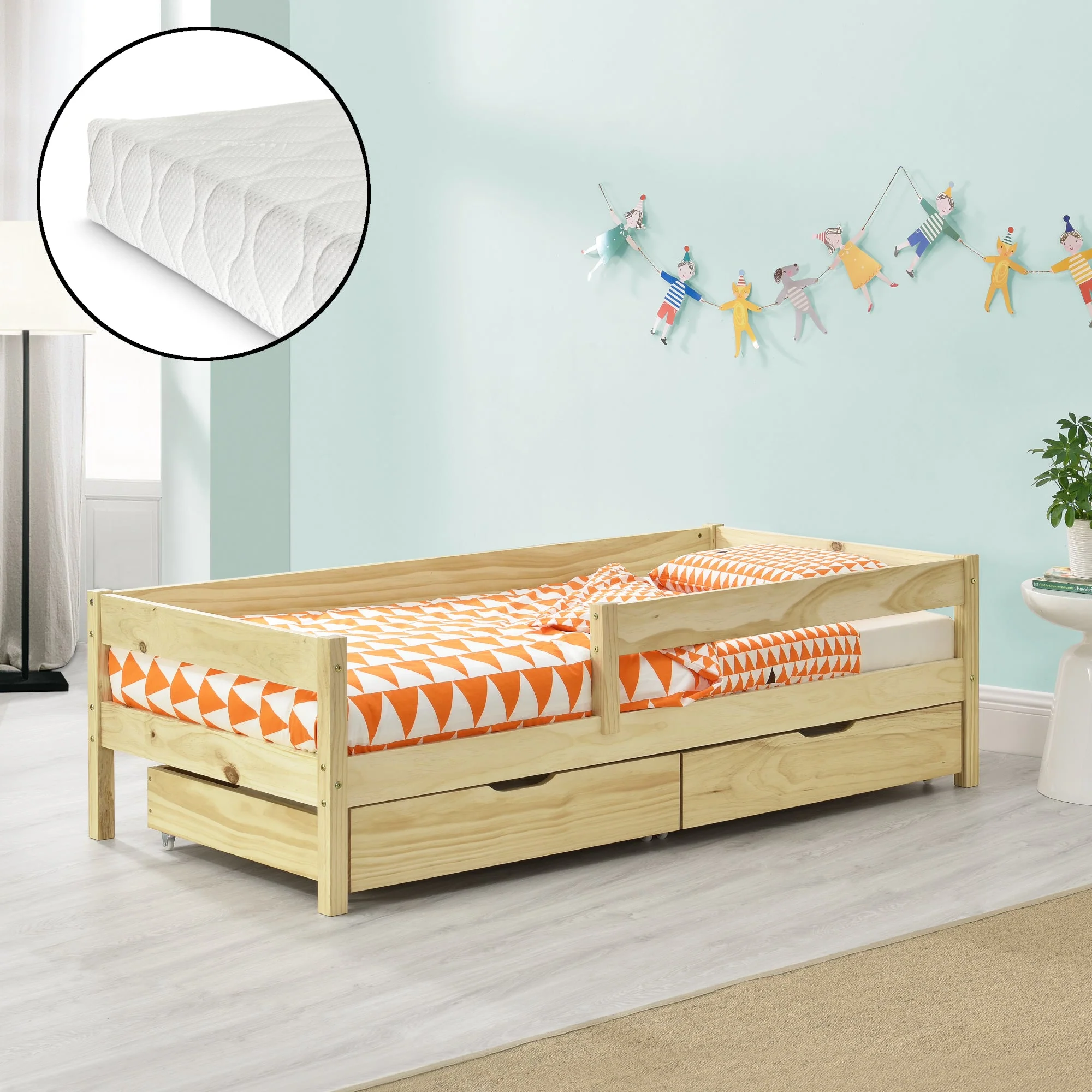 Kinderbett Borgarnes mit Matratze in versch. Größen und Farben [en.casa] - Image 10