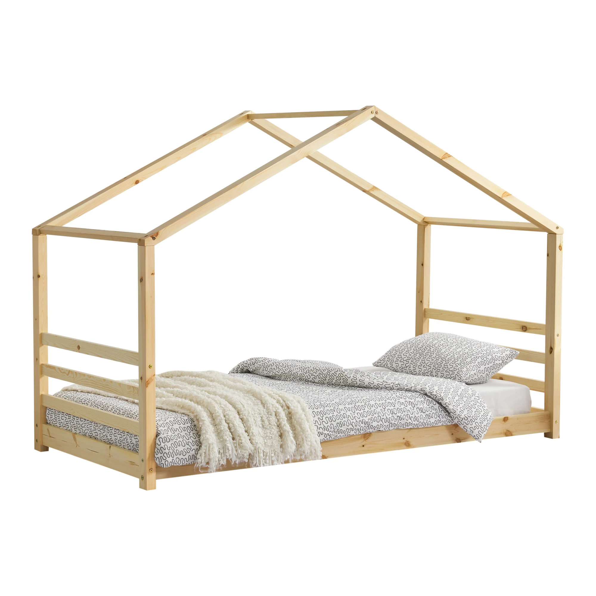 Kinderbett Vardø Holz/Weiß in verschiedenen Größen [en.casa] - Image 4