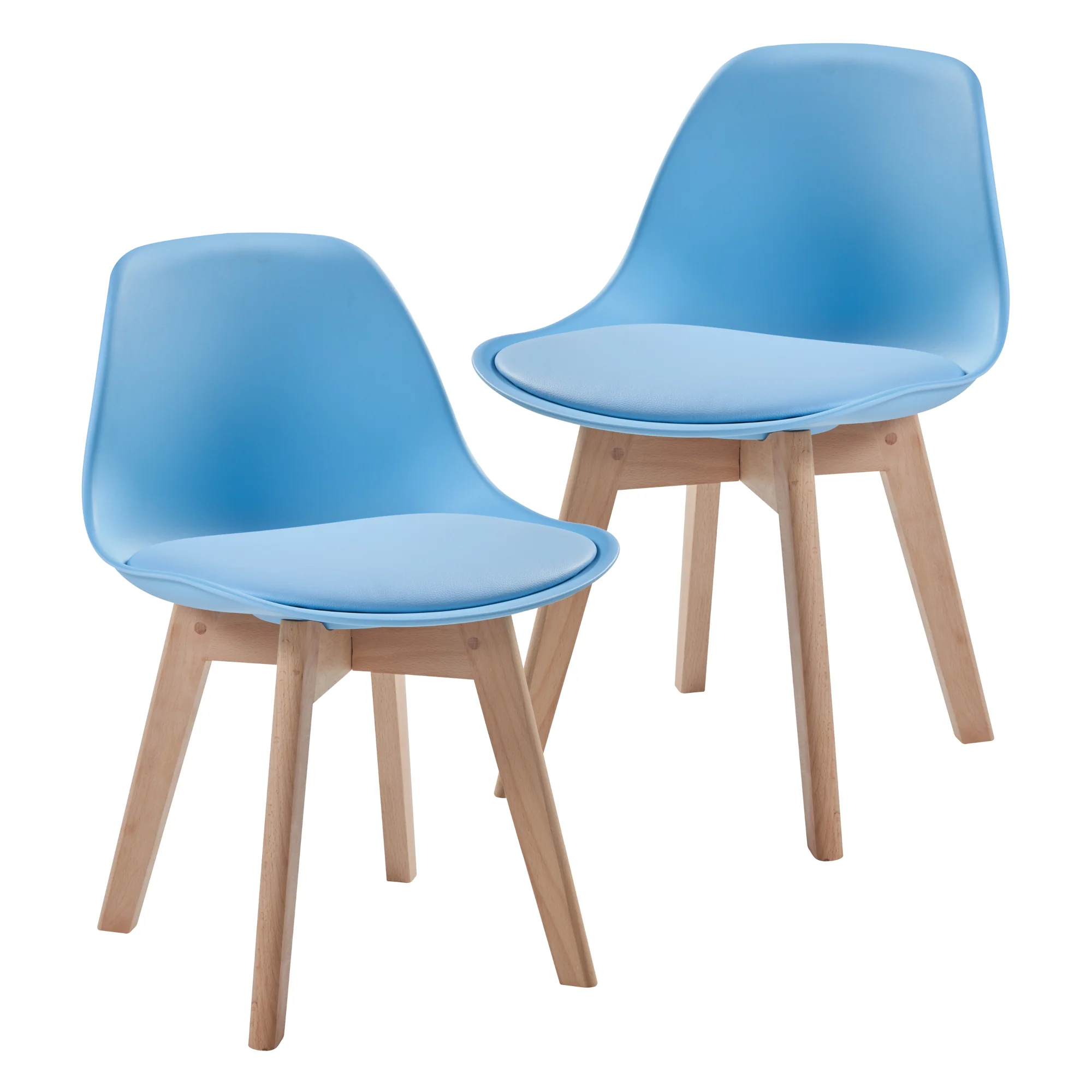 Kinderzimmerstuhl Elvdal 2er Set gepolstert [en.casa] - Image 3