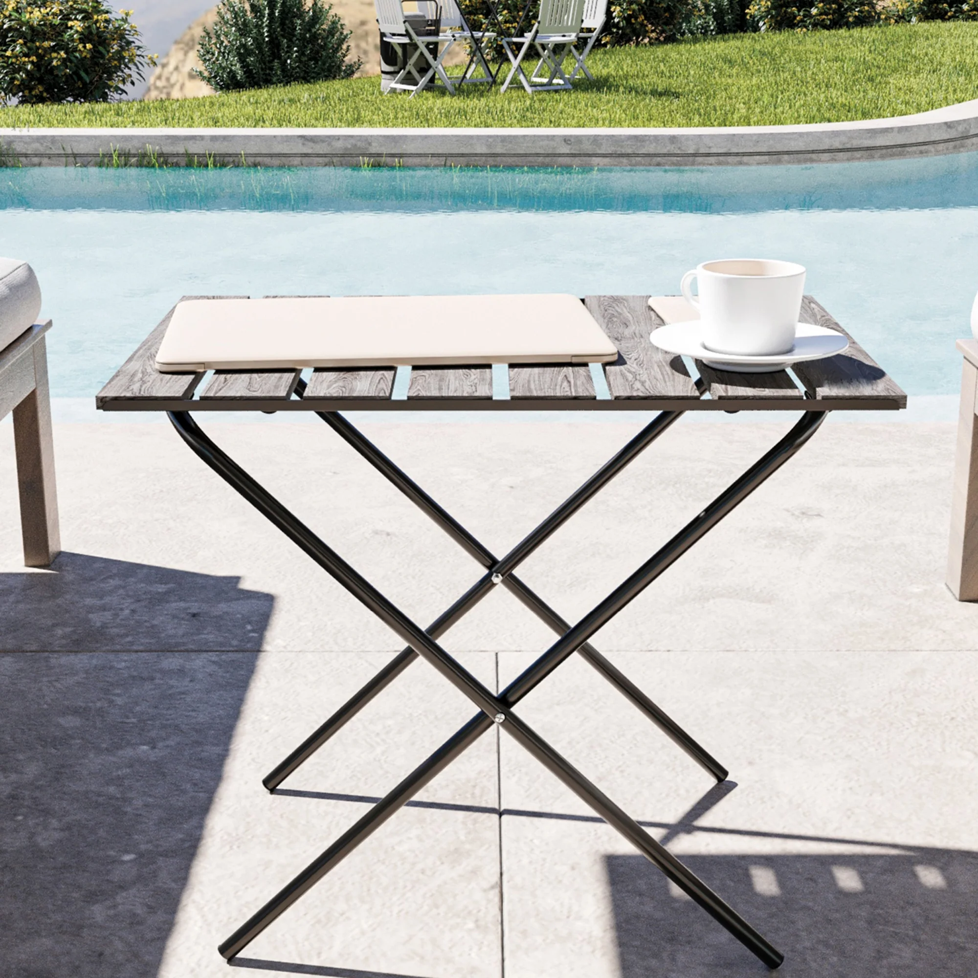 Klapptisch Cavallino 60x40x57 cm [en.casa] - Image 2