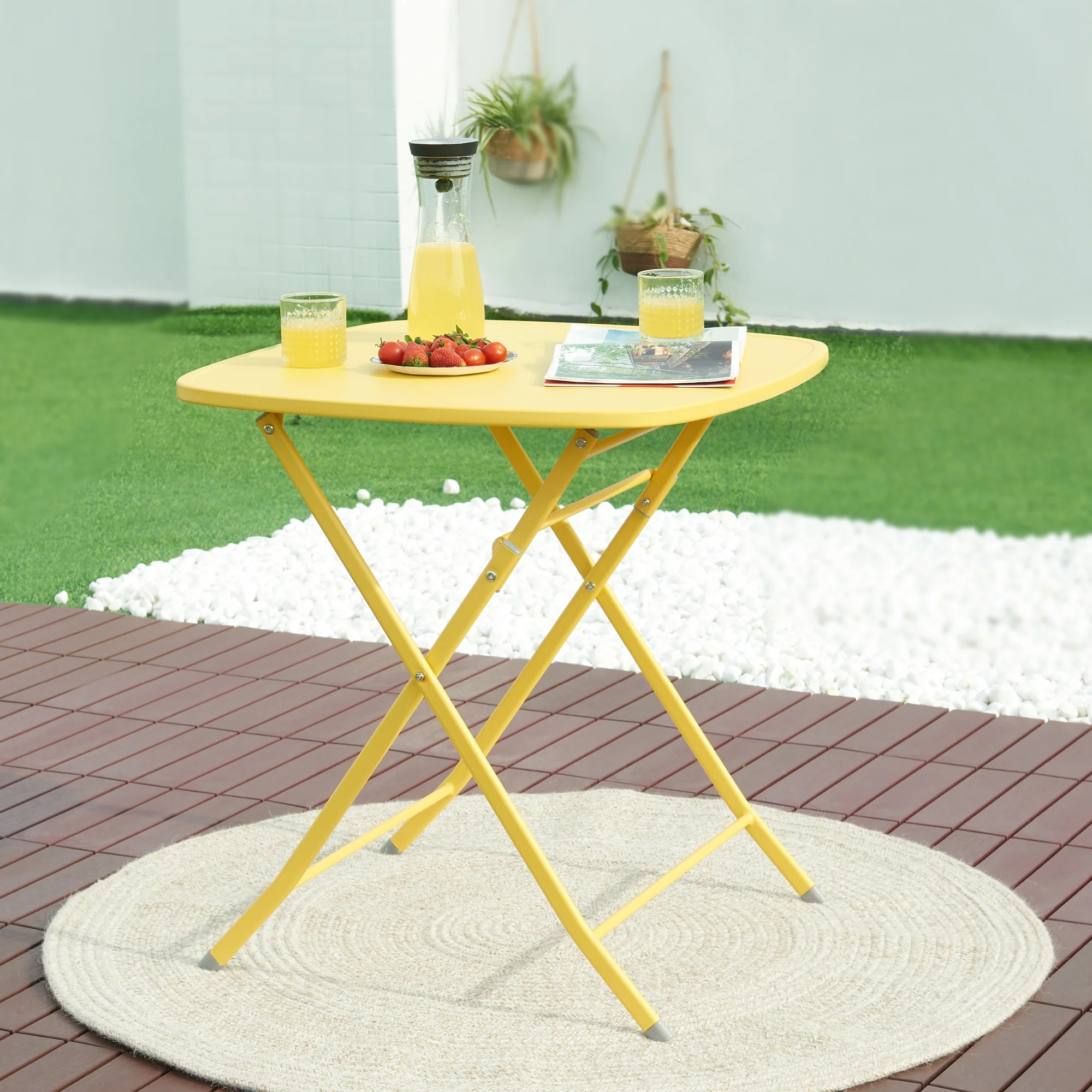 Klapptisch Sande Stahl [en.casa] - Image 3