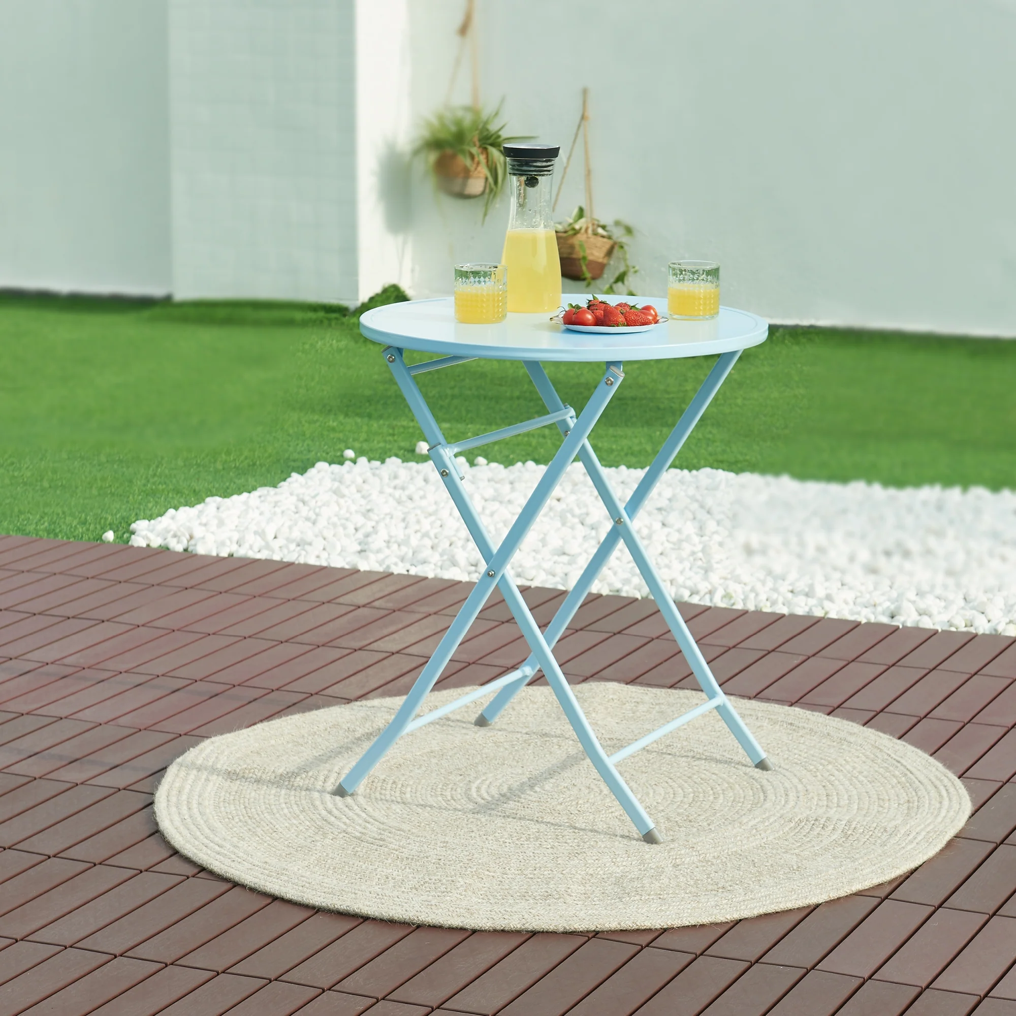 Klapptisch Sande Stahl [en.casa] - Image 6