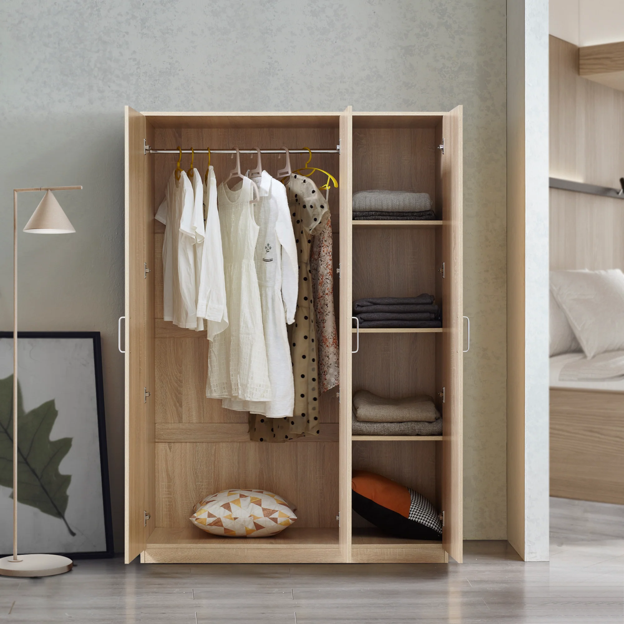 Kleiderschrank Bodolz in versch. Ausführungen [en.casa] - Image 3