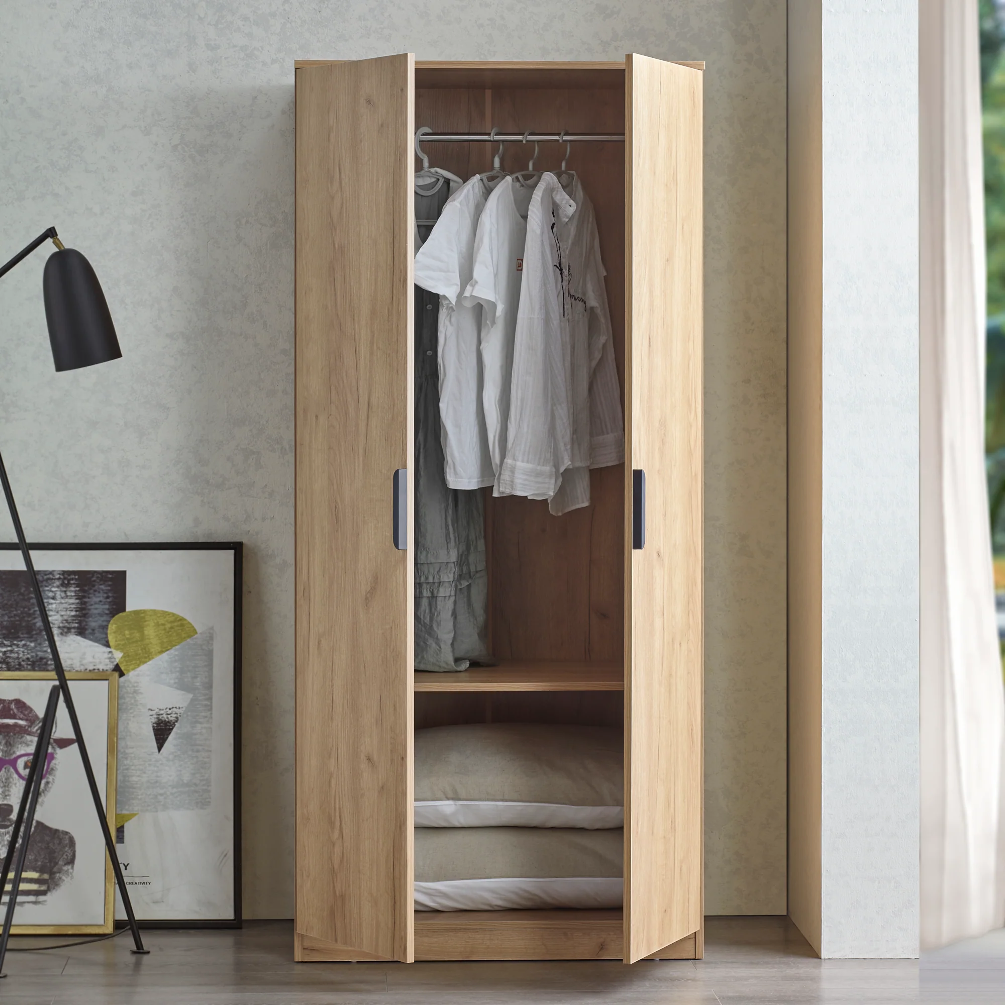 Kleiderschrank Eiselfing [en.casa] - Image 6