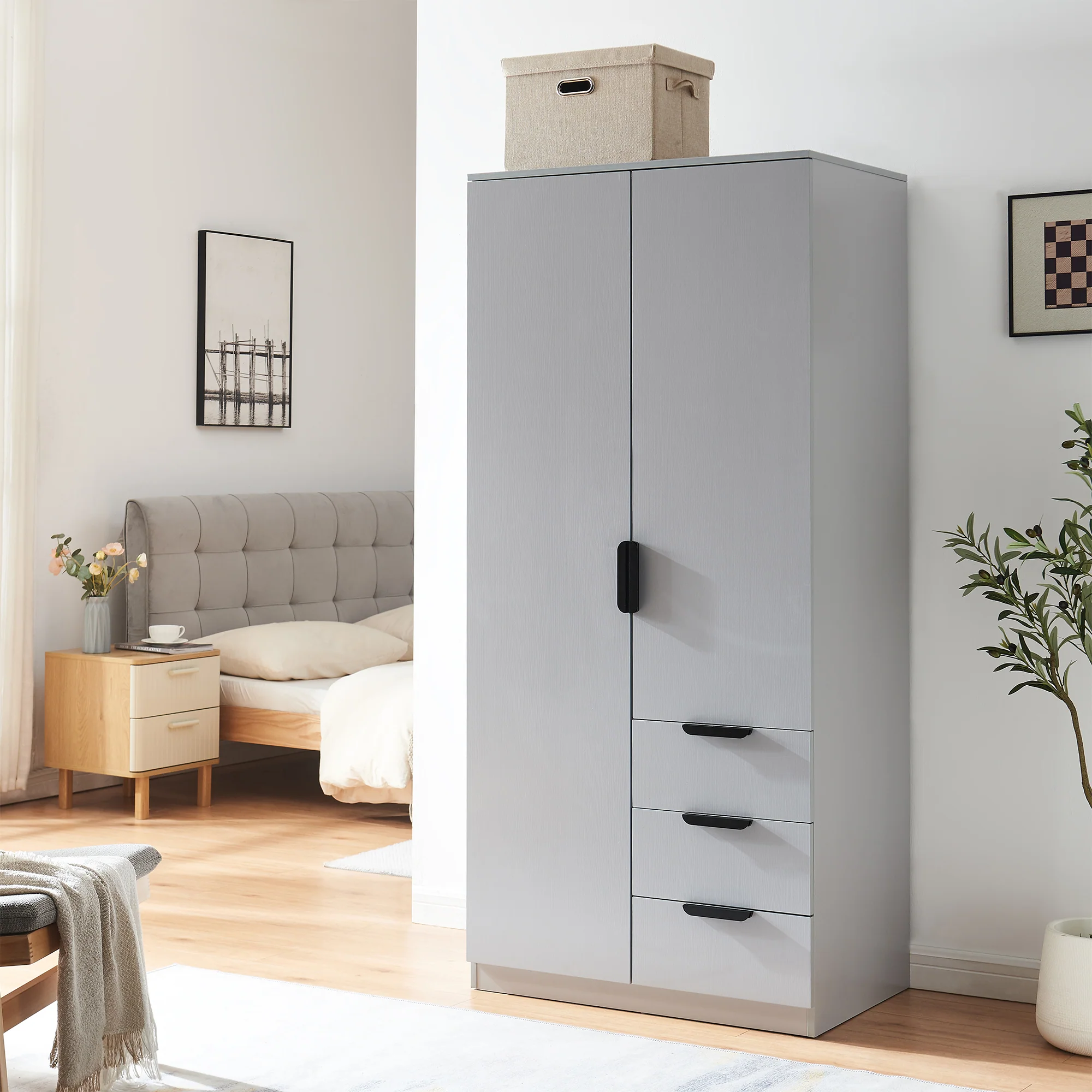 Kleiderschrank Eiselfing [en.casa] - Image 9