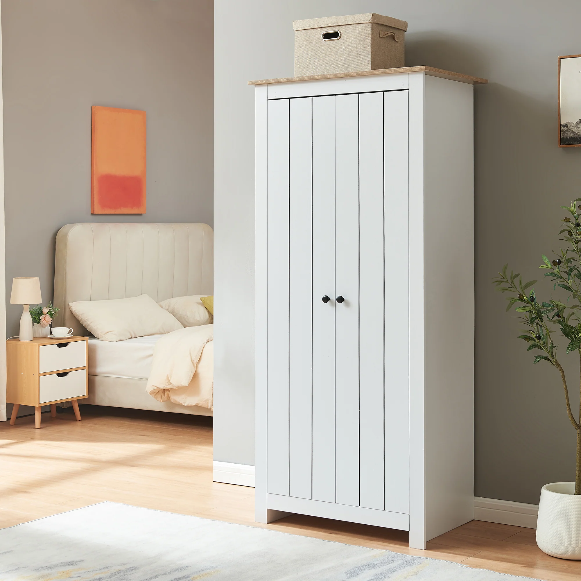 Kleiderschrank Trorjam [en.casa] - Image 2