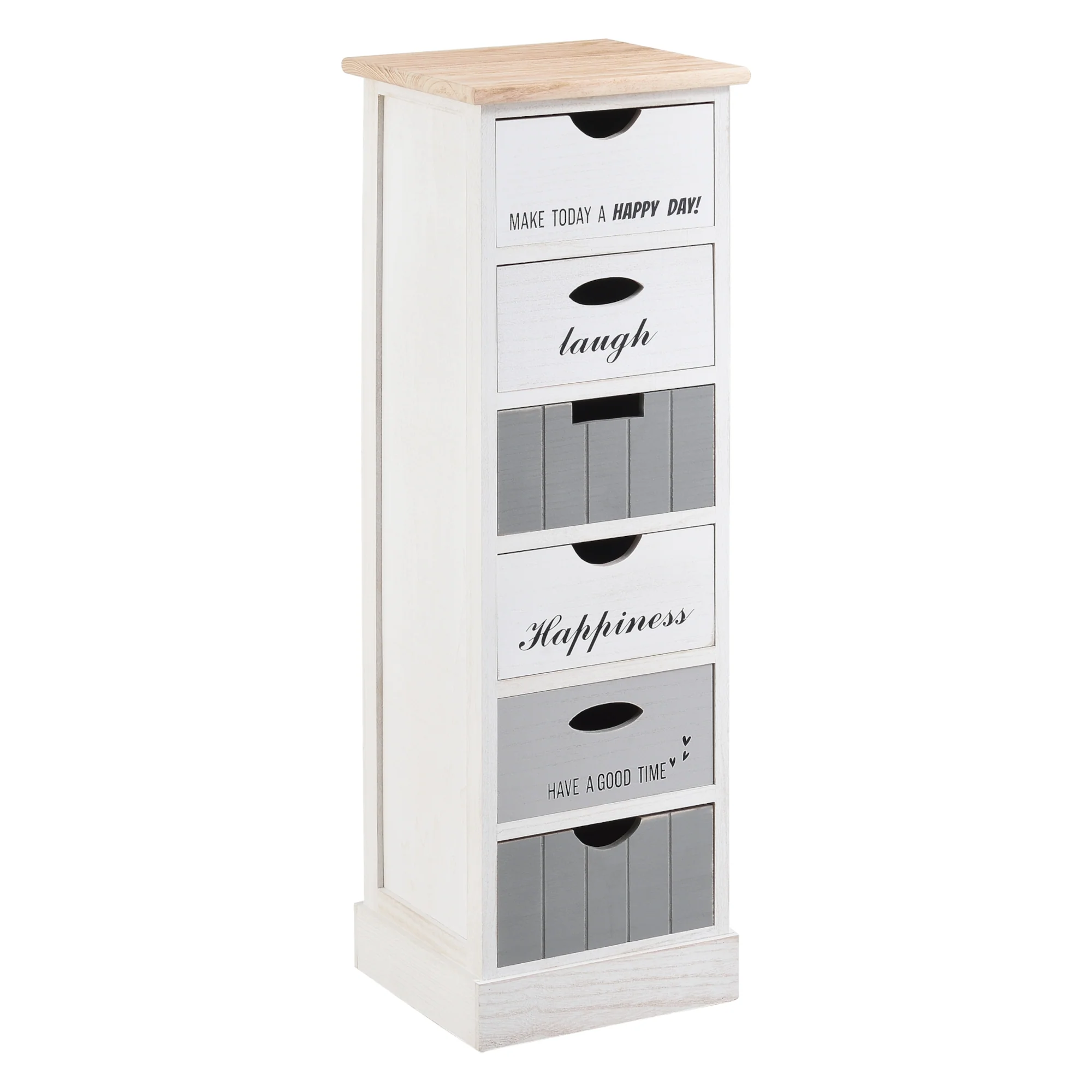 Kommode Salo mit 6 Schubladen 91x29x27cm in versch. Farben [en.casa] - Image 2