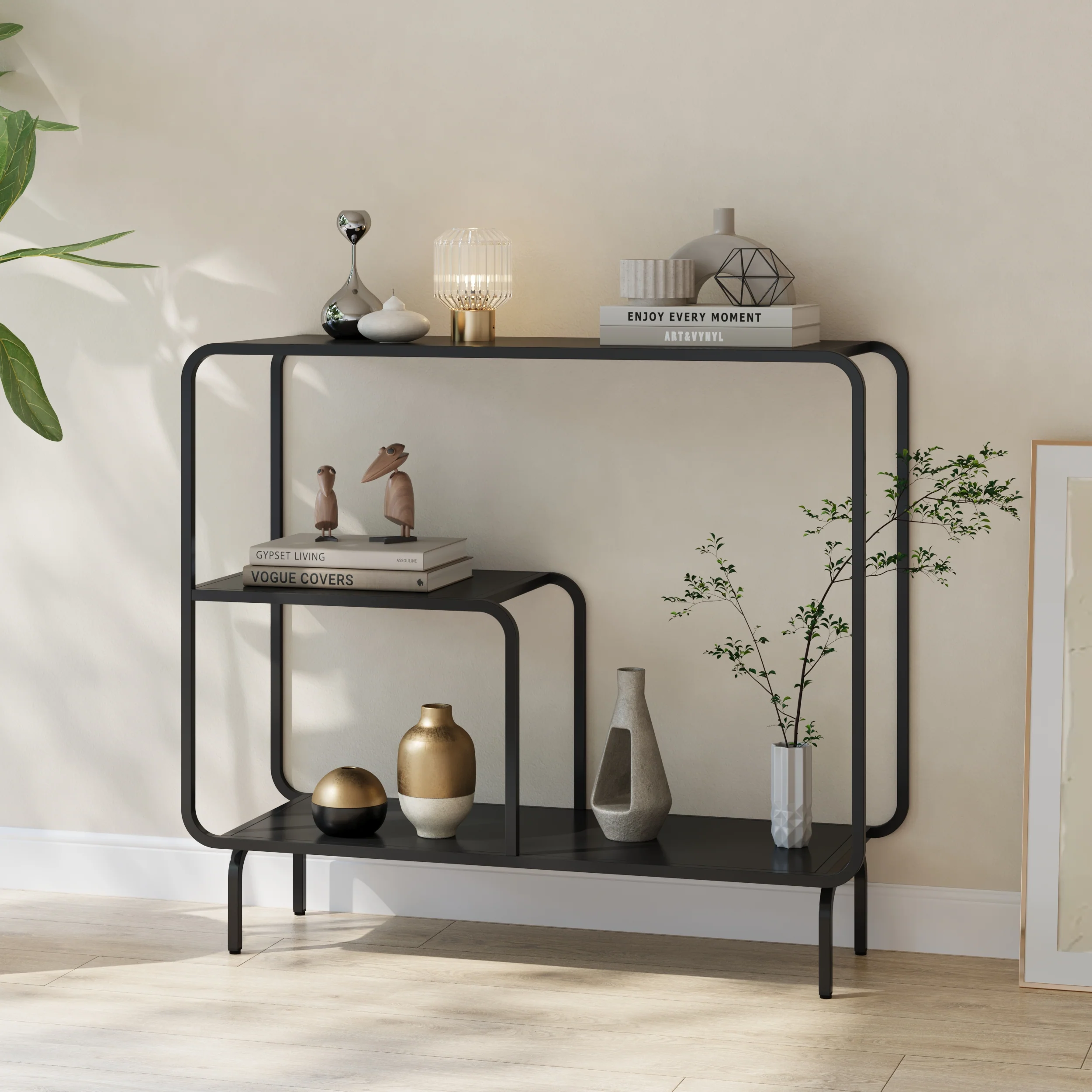 Konsolentisch Færder Metall [en.casa] - Image 3
