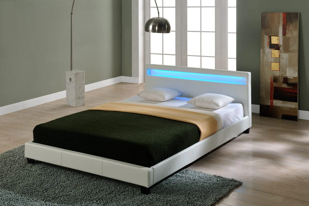 LED Polsterbett Paris in versch. Farben und Größen [Corium] - Image 2