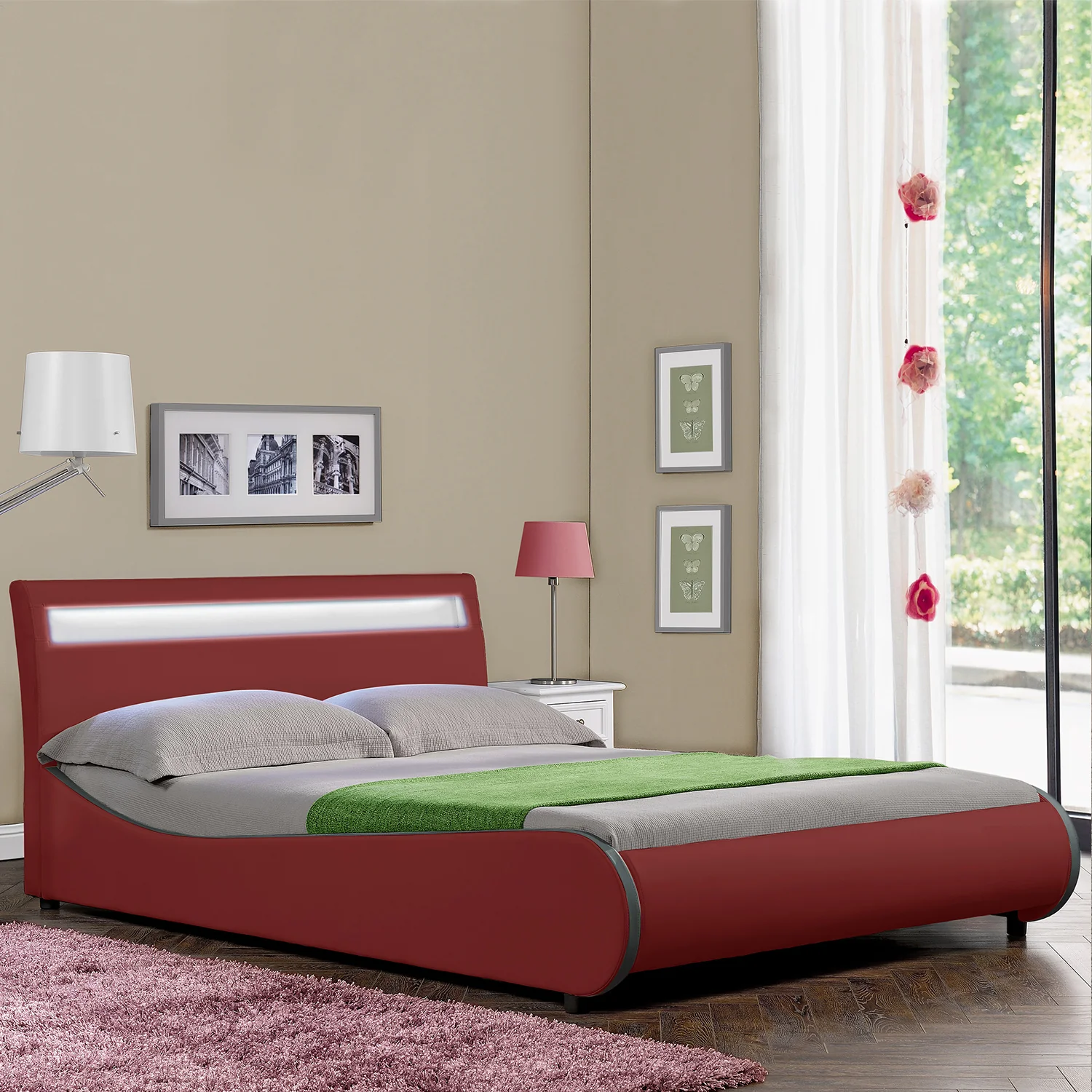 LED Polsterbett Valencia in versch. Farben und Größen [Corium] - Image 13