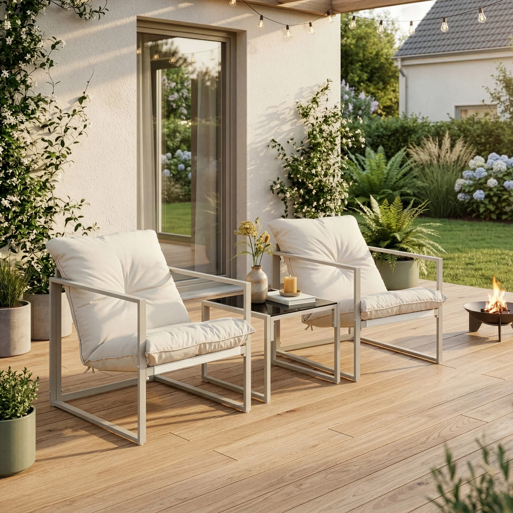 Loungeset Karg 3-tlg. [casa.pro] - Image 3