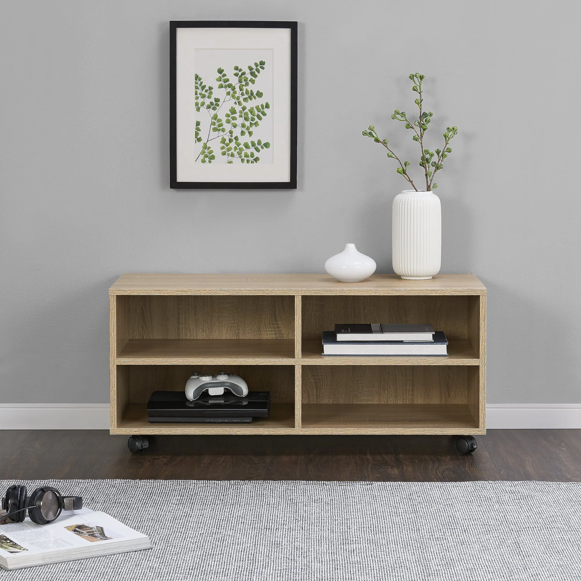 Lowboard mit Rollen Gränne 90x35x41cm in versch. Farben [en.casa] - Image 10