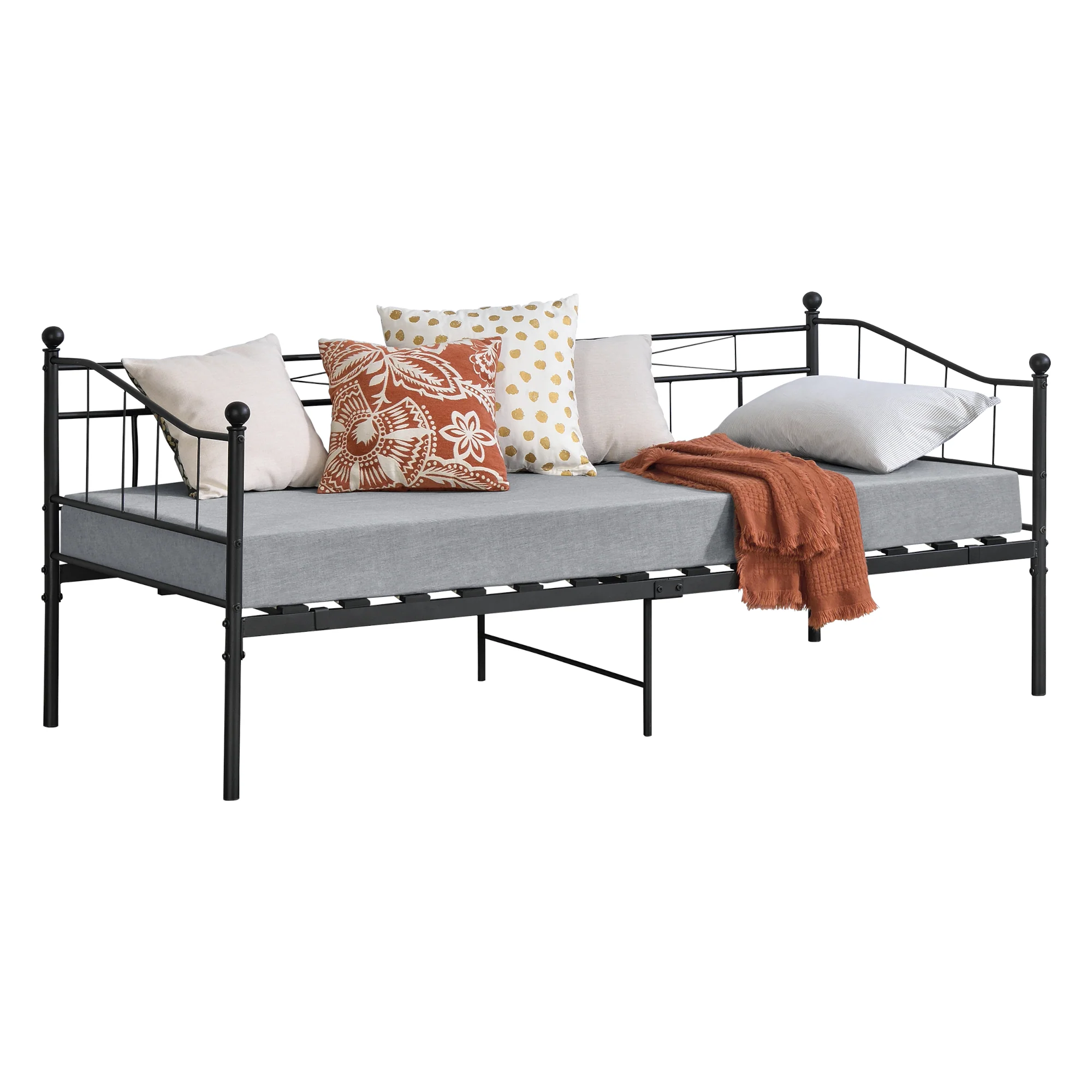 Metallbett Arjeplog 90x200 cm bis 150 kg versch. Farben en.casa - Image 3