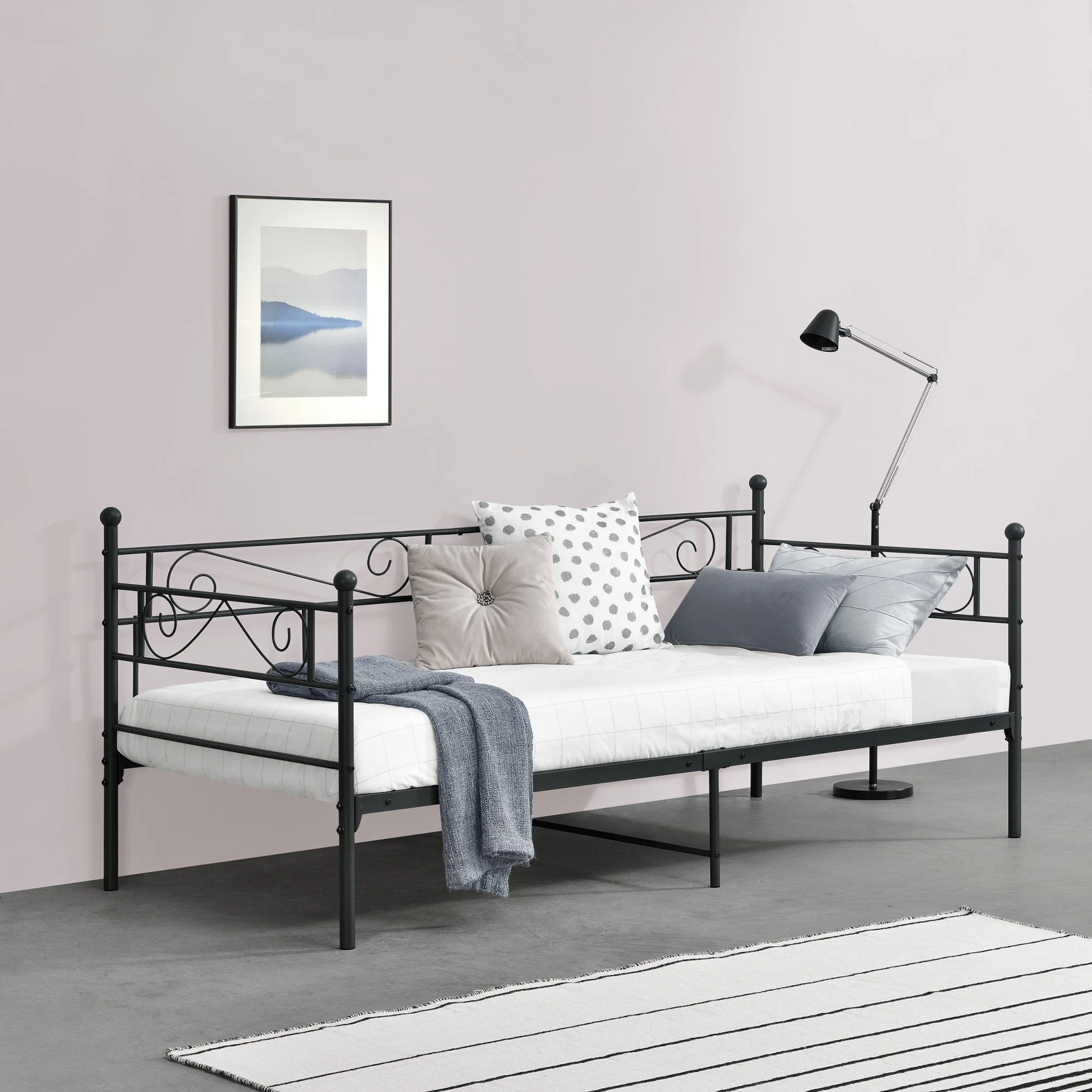 Metallbett Kerava 90x200 cm in versch. Farben en.casa - Image 7