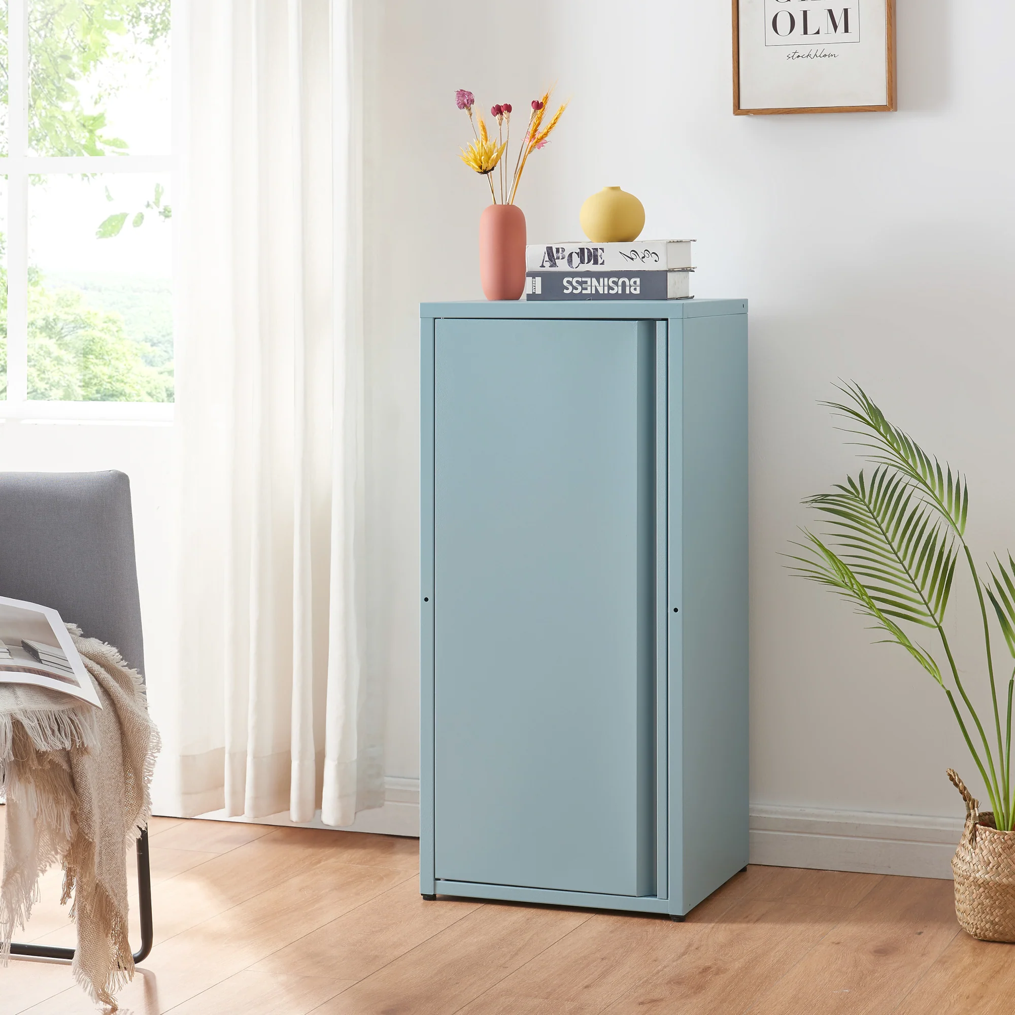 Metallschrank Burlöv Stahl [en.casa] - Image 13