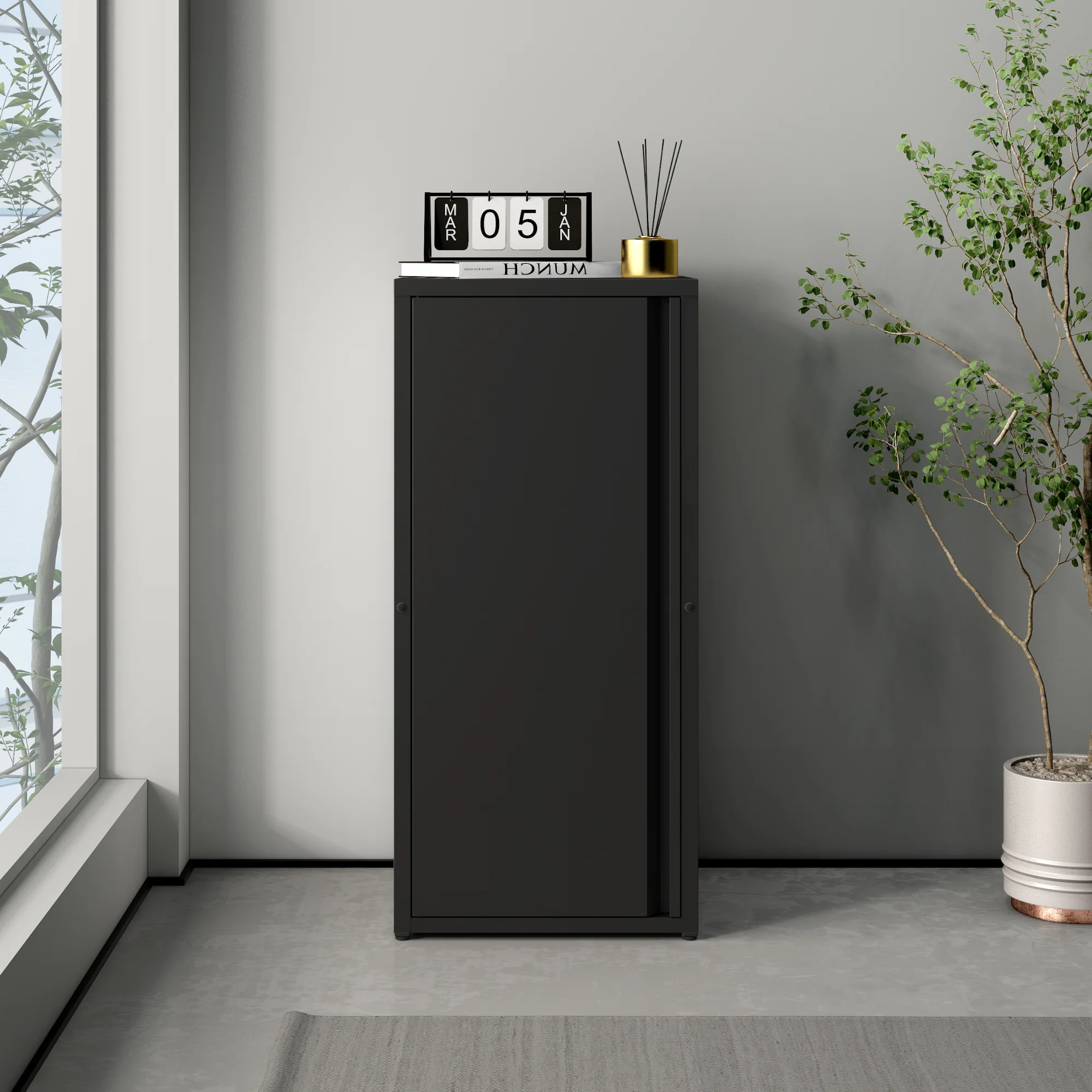 Metallschrank Burlöv Stahl [en.casa] - Image 15