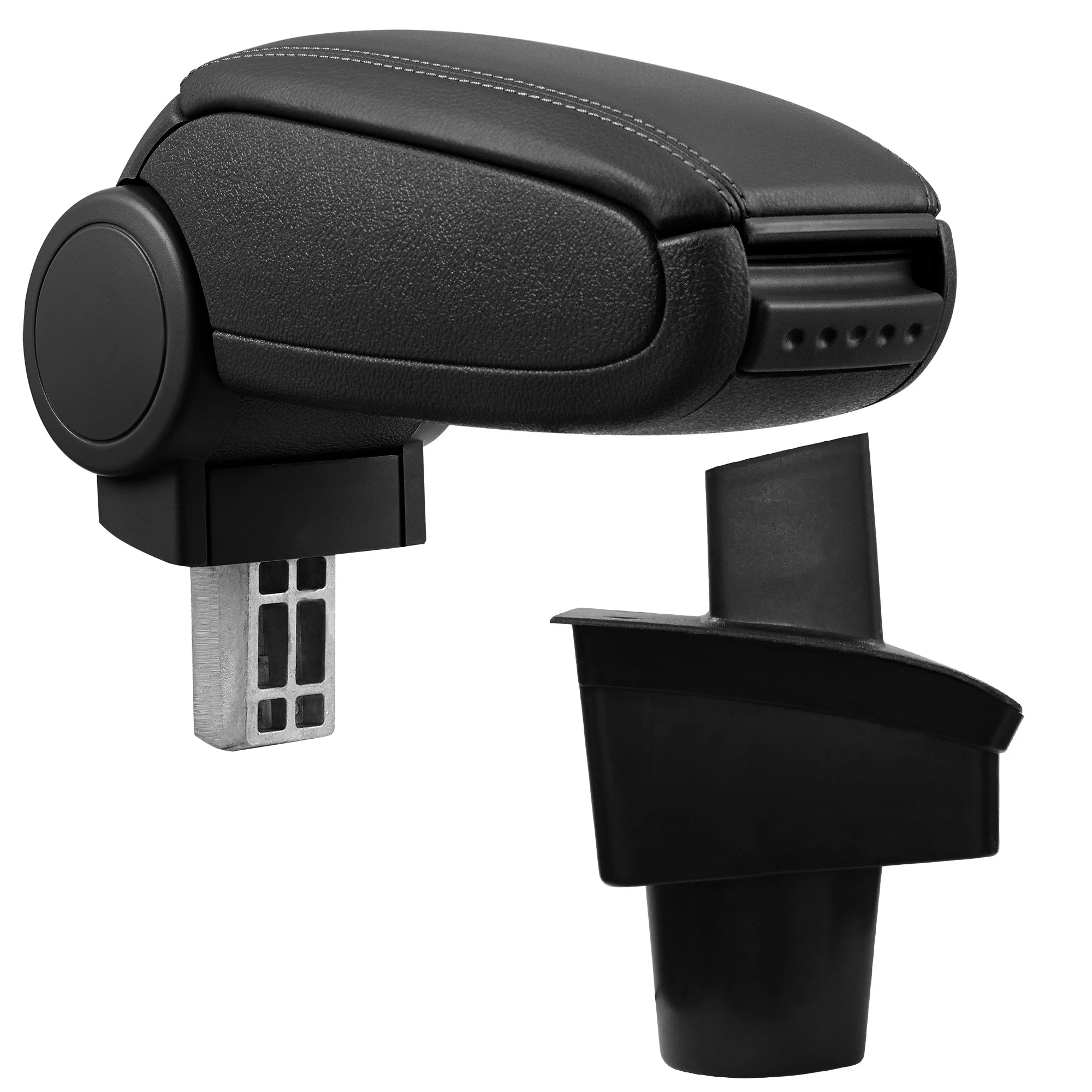 Mittelarmlehne VW Passat B6 3C mit Staufach in versch. Ausführungen Schwarz pro.tec - Image 2