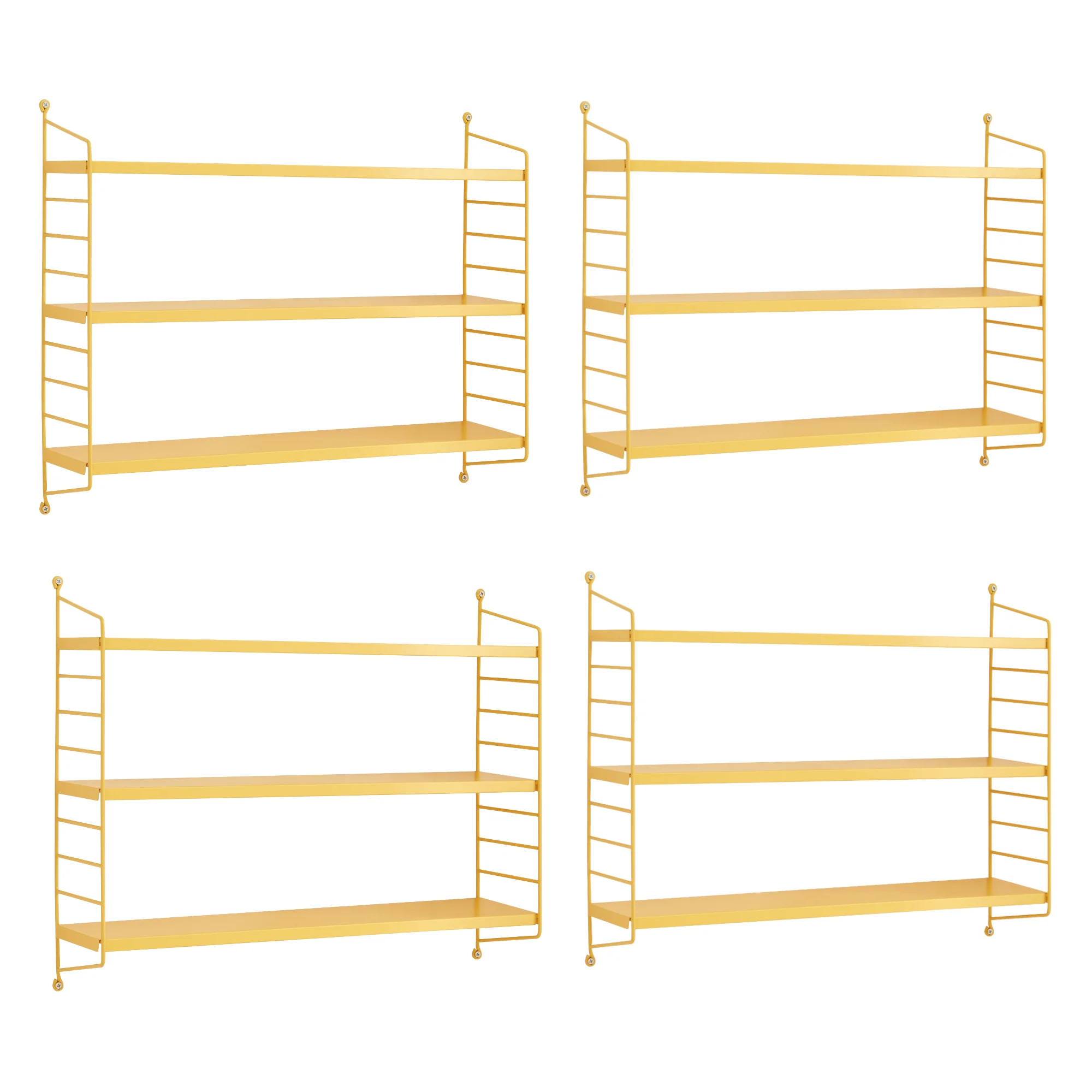 Modulares Wandregal Strängnäs [en.casa] - Image 48