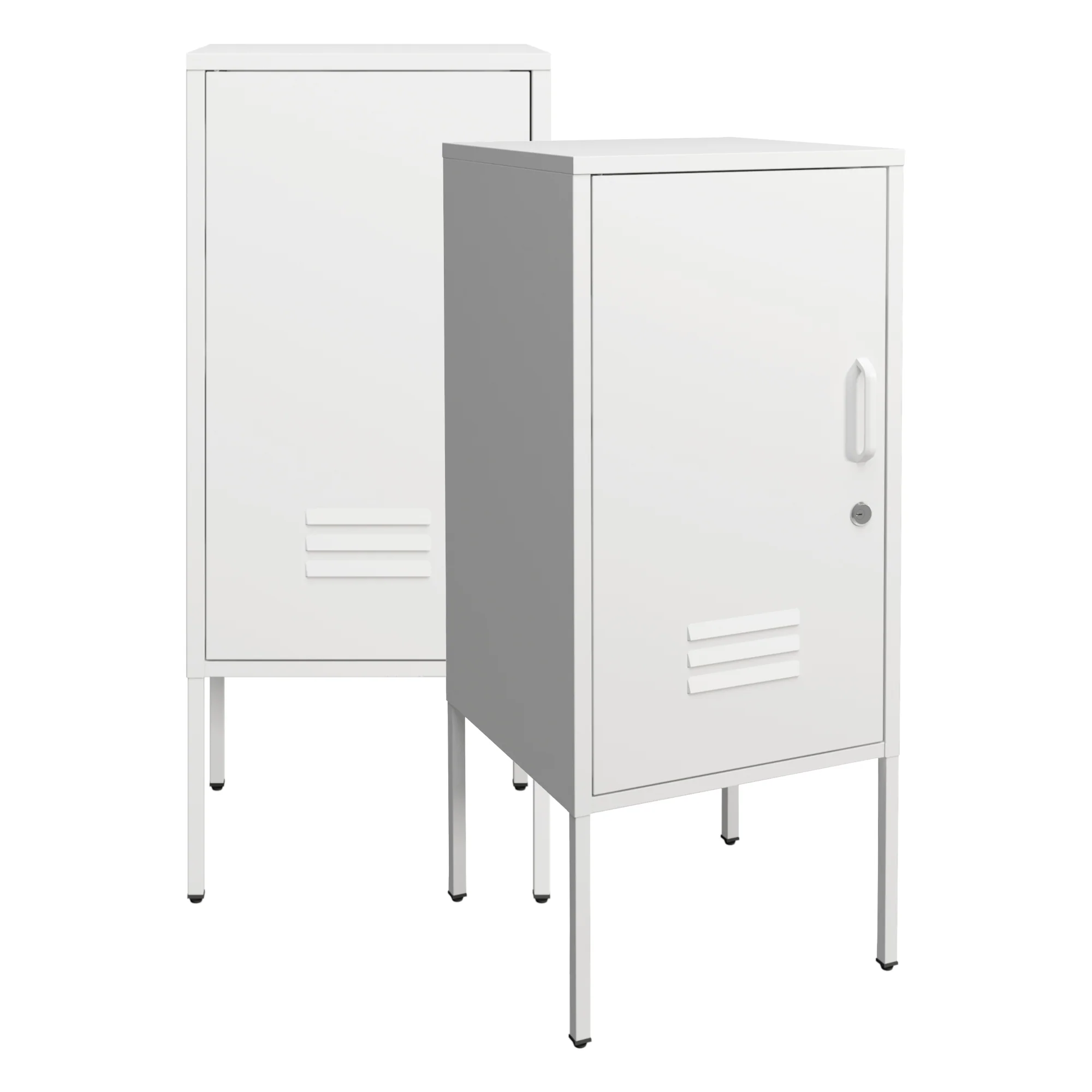 Nachtschrank Hausjärvi 82x35x35 cm Stahl [en.casa] - Image 8