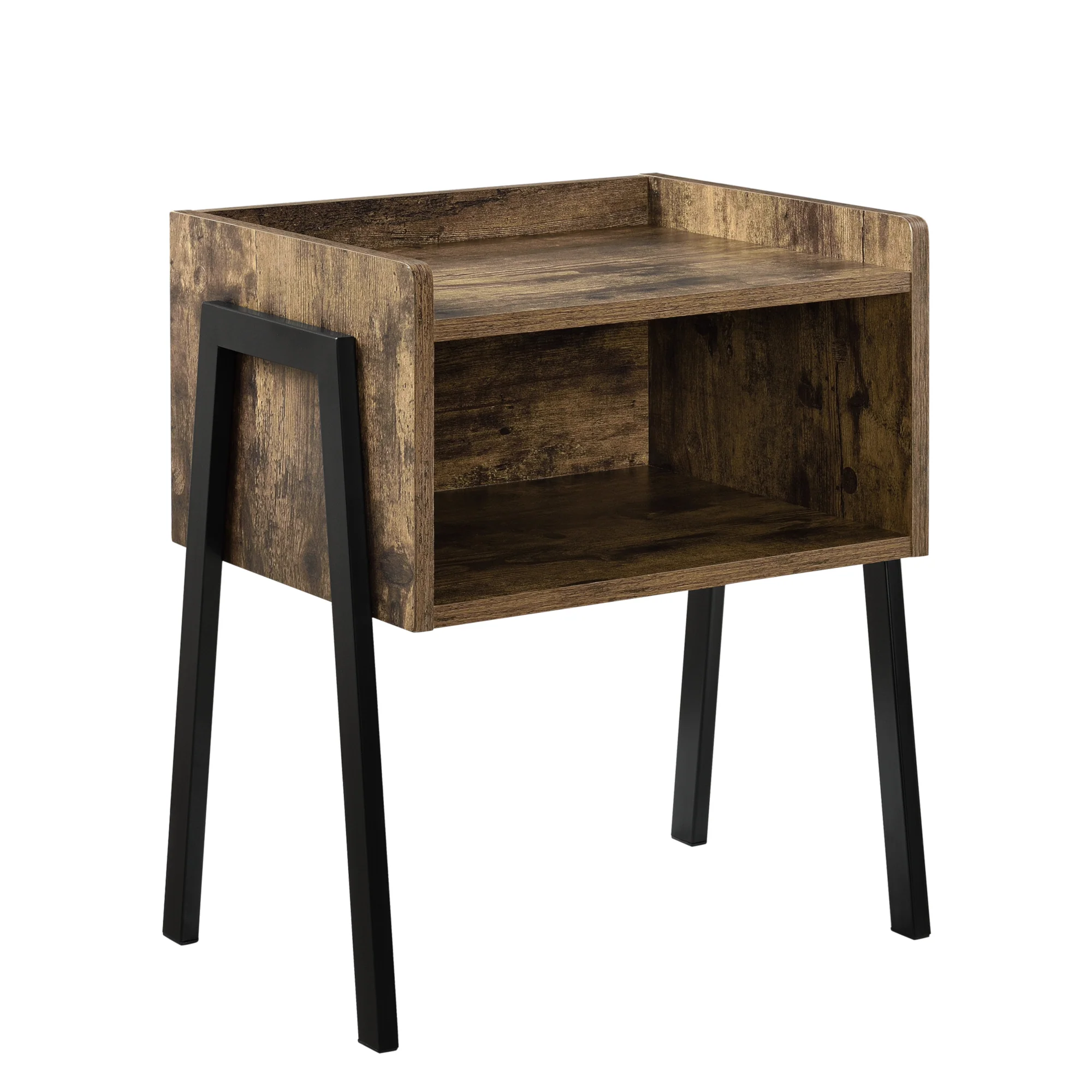 Nachttisch Andernach 52x42x35 cm Holzfarben en.casa