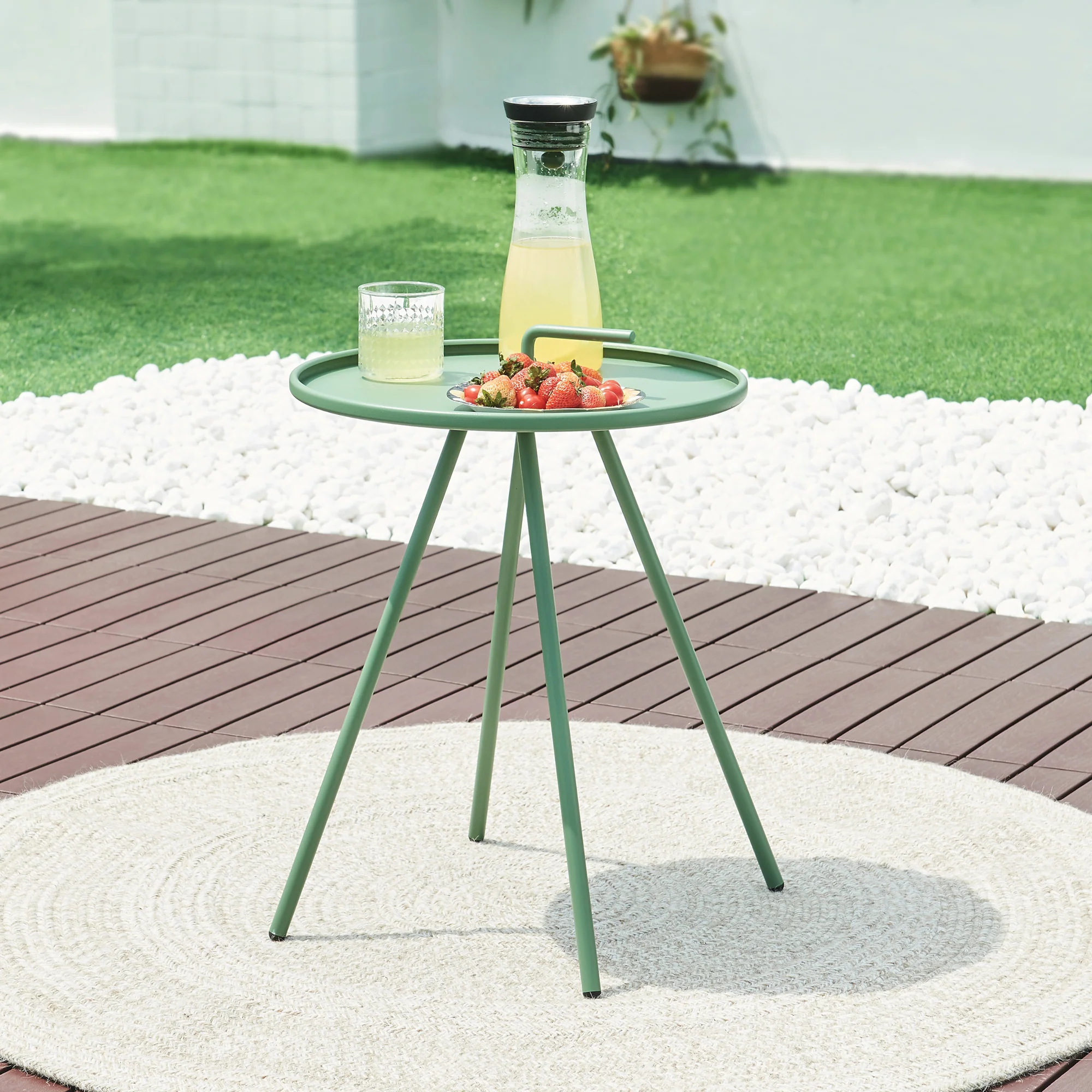 Outdoor-Beistelltisch Fosen 55 x Ø 42 cm [en.casa] - Image 3