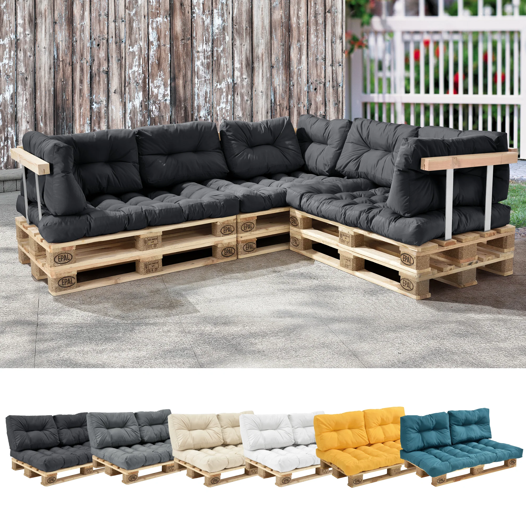 Palettenkissen Comfy in versch. Farben en.casa - Image 11