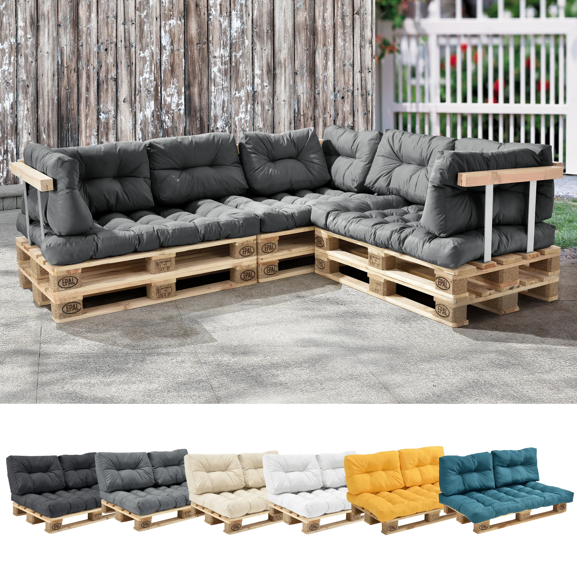 Palettenkissen Comfy in versch. Farben en.casa - Image 13