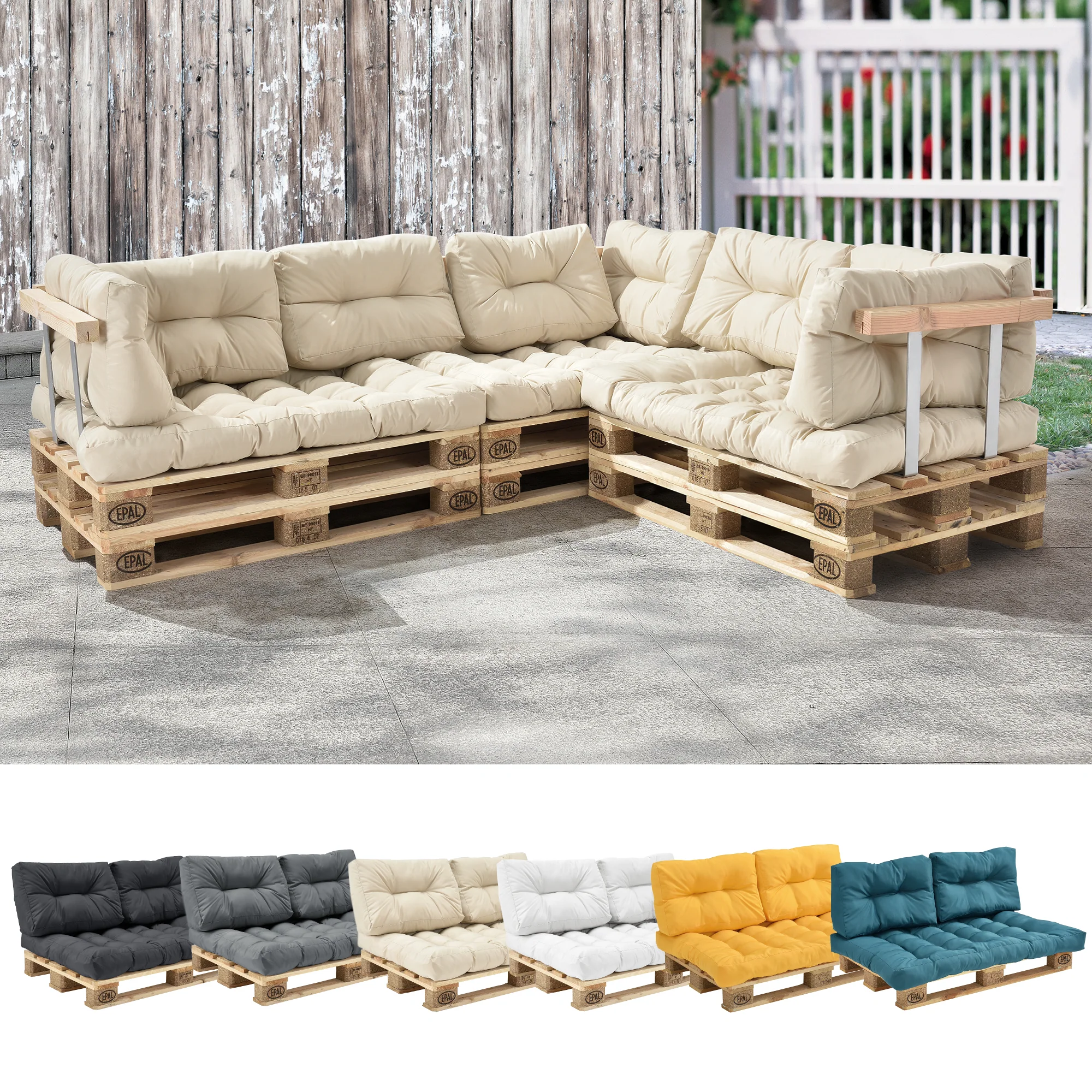 Palettenkissen Comfy in versch. Farben en.casa - Image 15