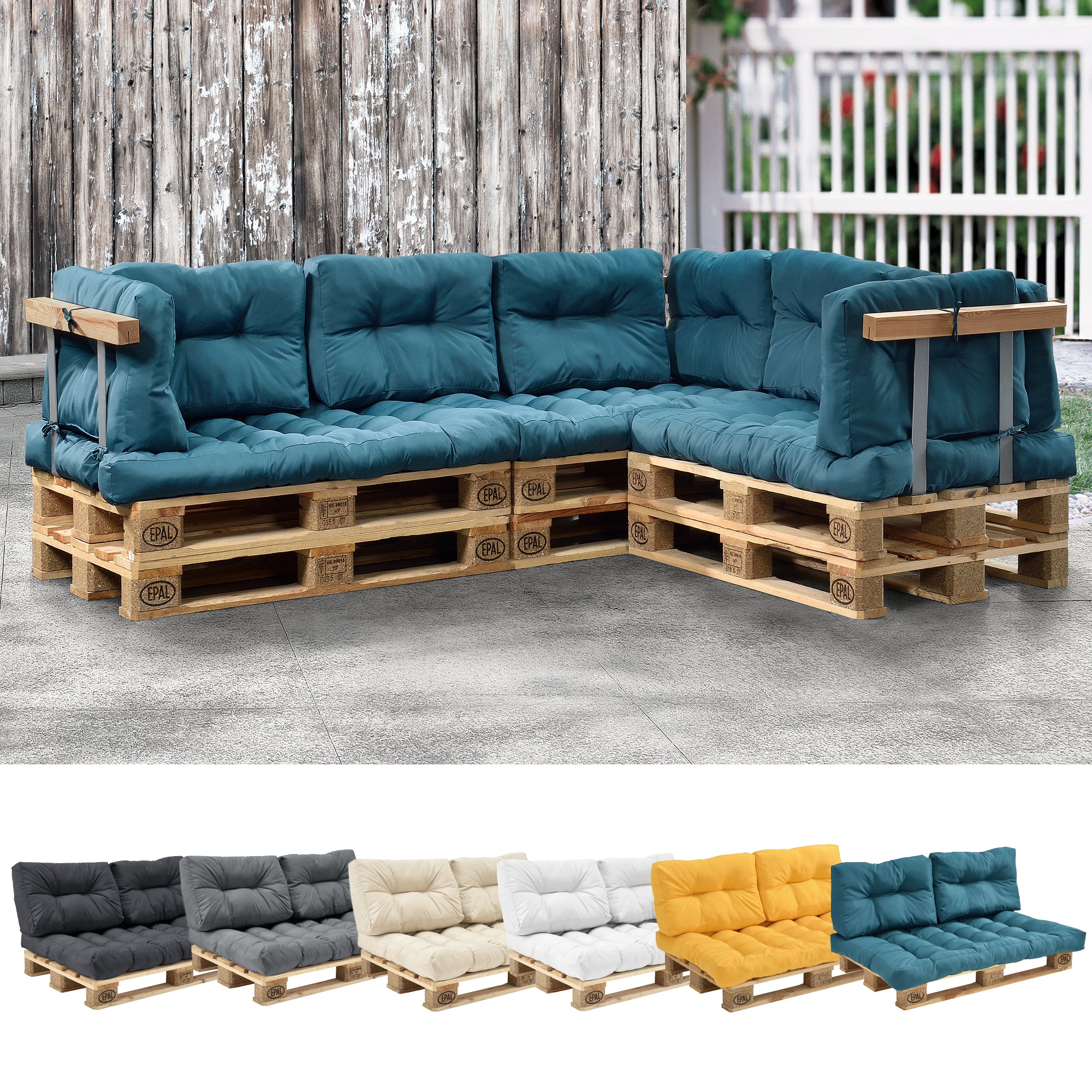 Palettenkissen Comfy in versch. Farben en.casa - Image 3