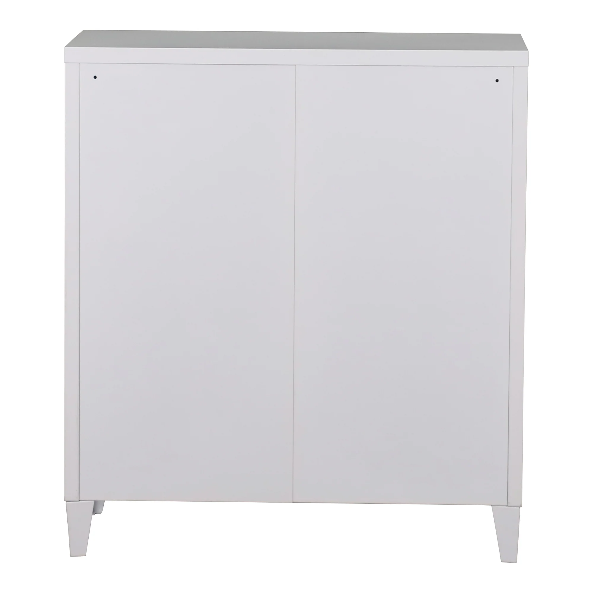 Metallschrank Oripää - 90x80x33cm - Weiß - Image 6