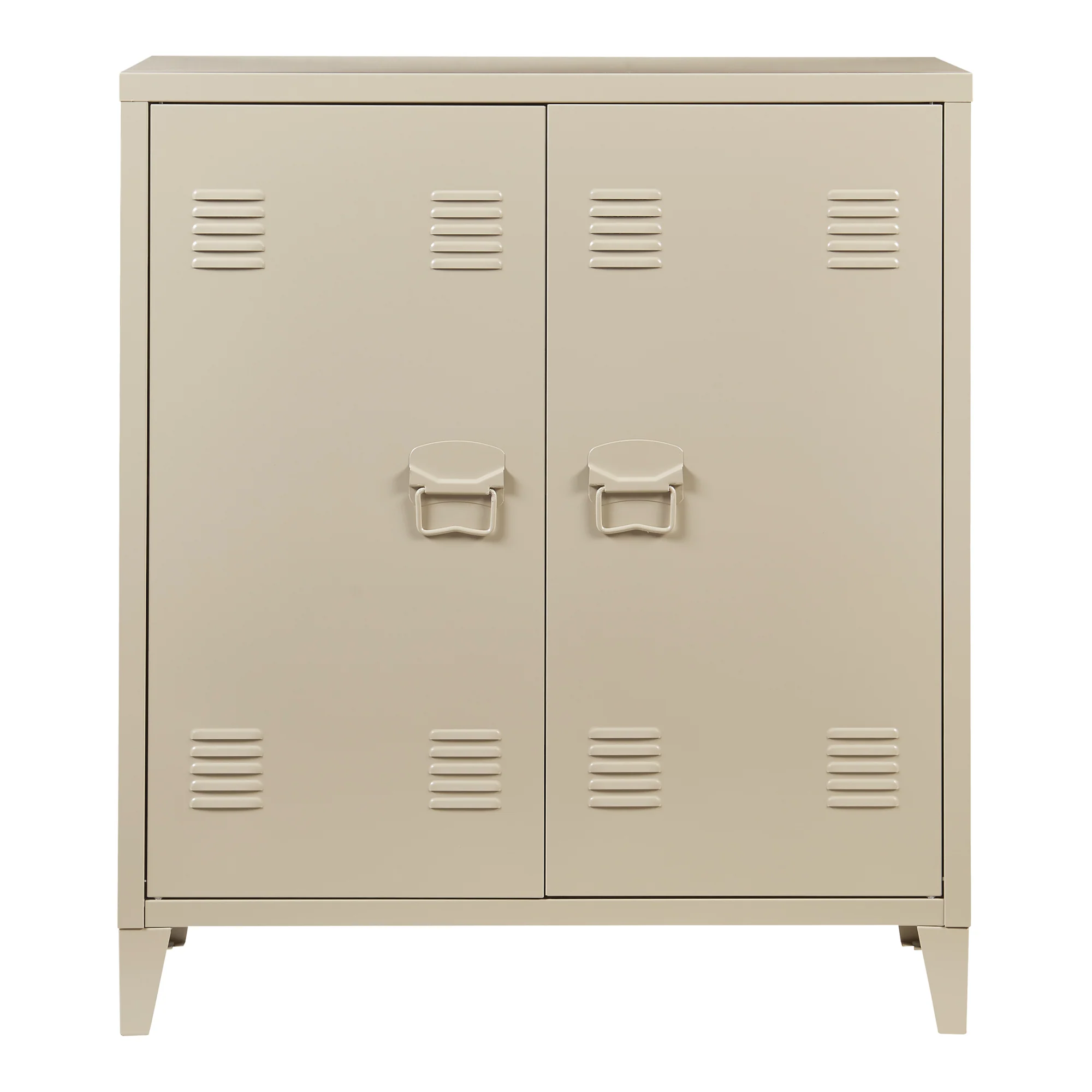 Metallschrank Oripää - 90x80x33cm - Kamelfarben - Image 5