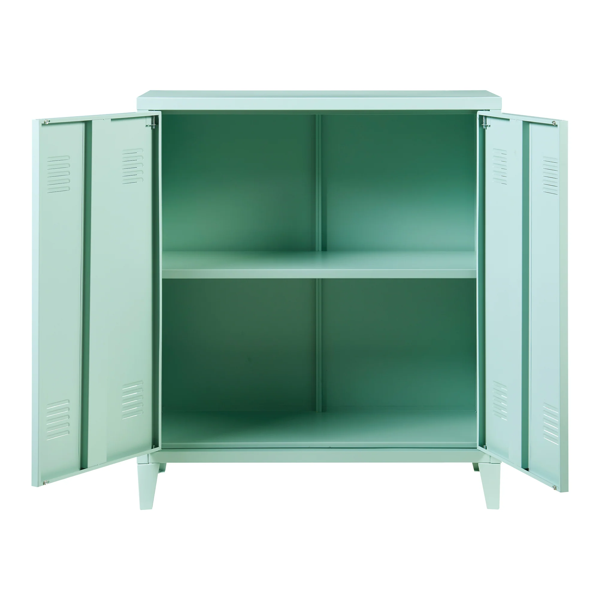 Metallschrank Oripää - 90x80x33cm - Pastellgrün - Image 6